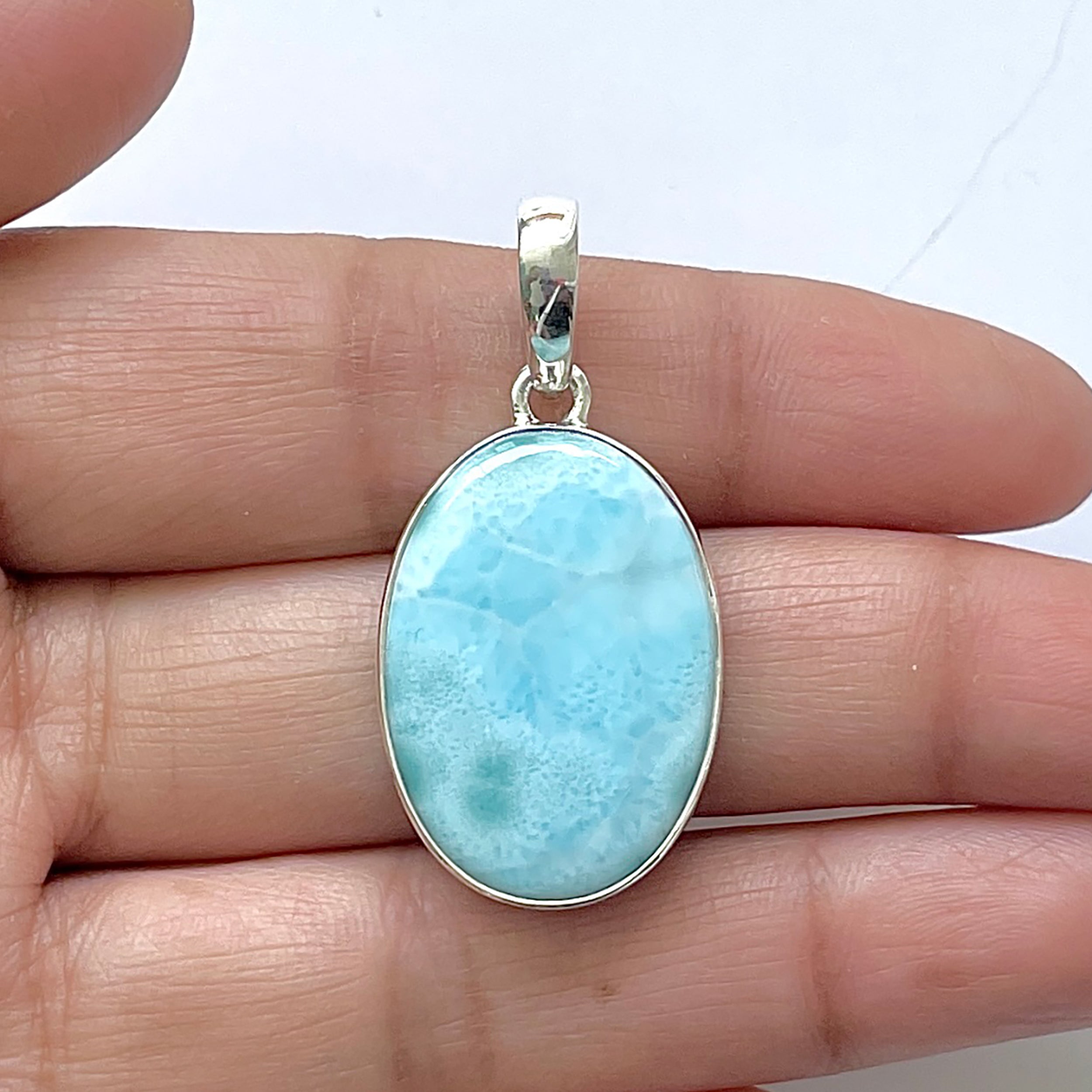 Larimar Pendant-(LAR-1-20)