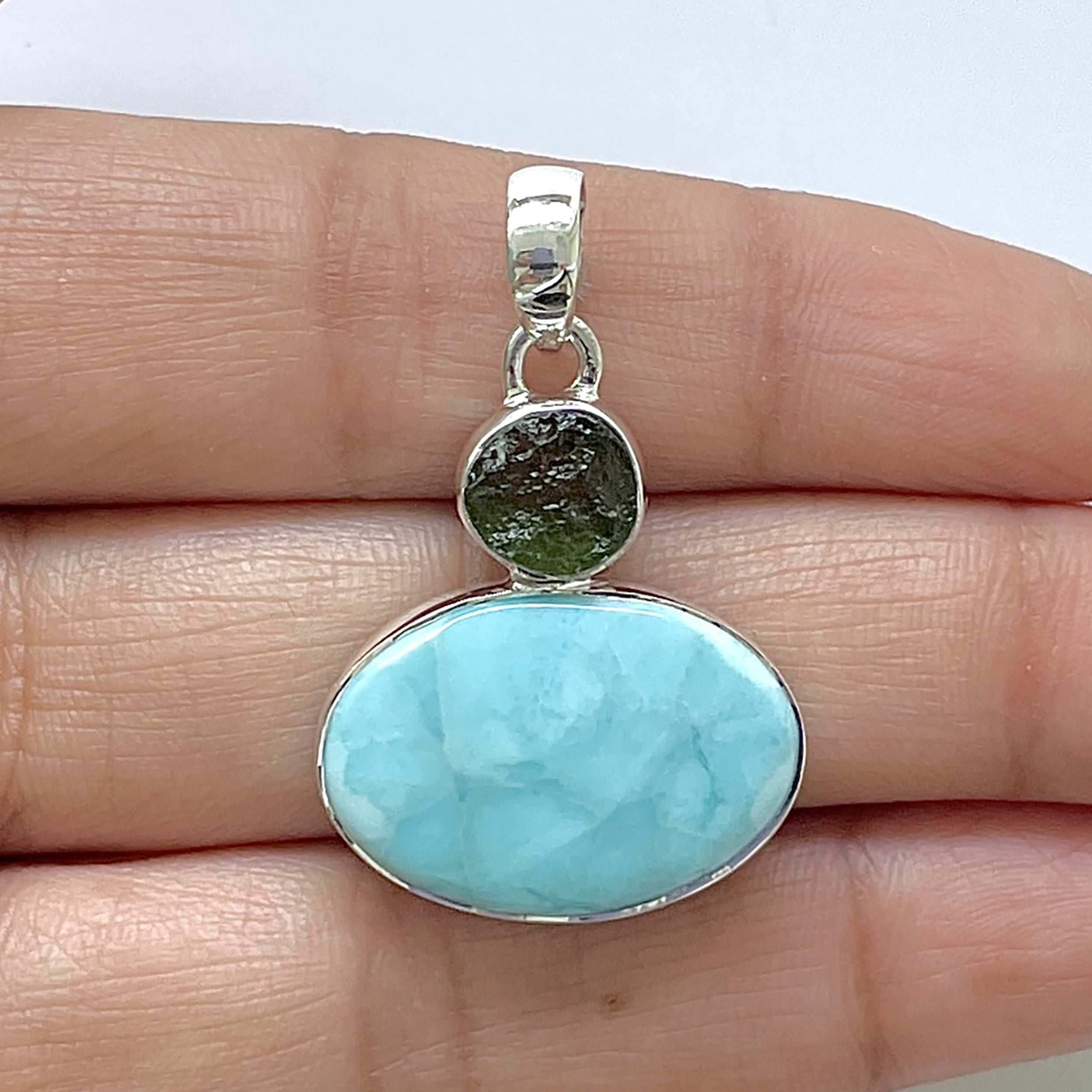 Larimar Pendant-(LAR-1-206)