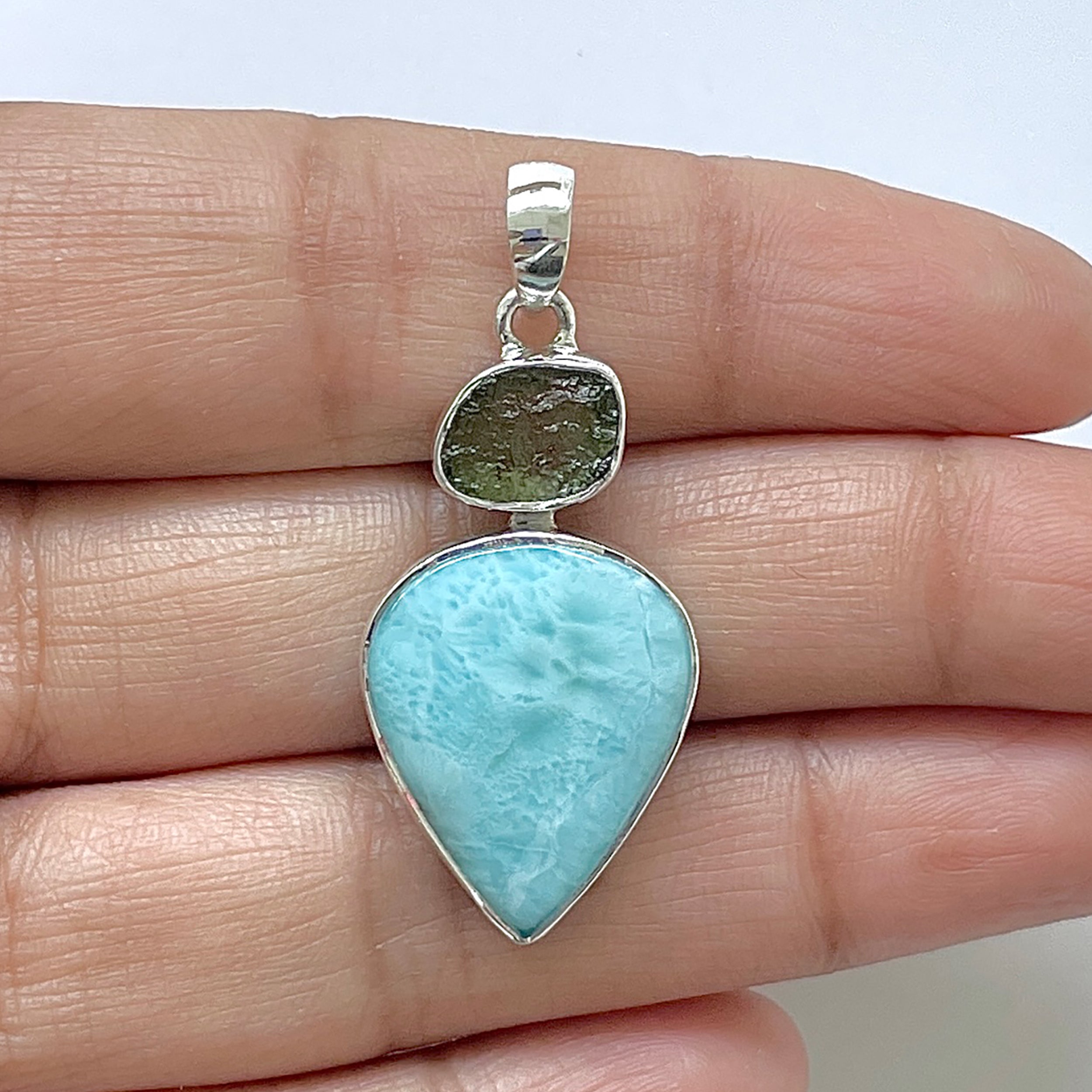 Larimar Pendant-(LAR-1-208)