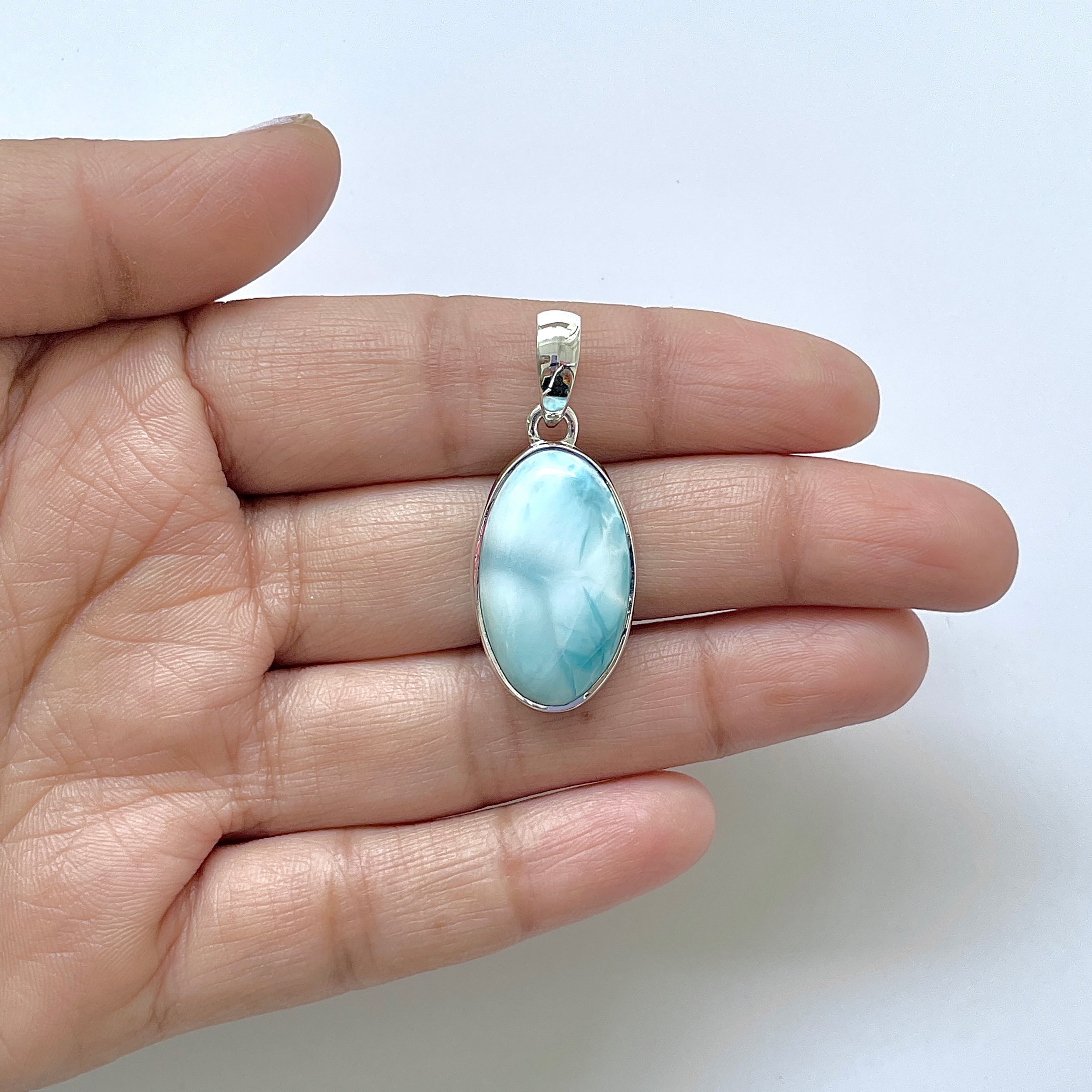 Larimar Pendant-(LAR-1-215)