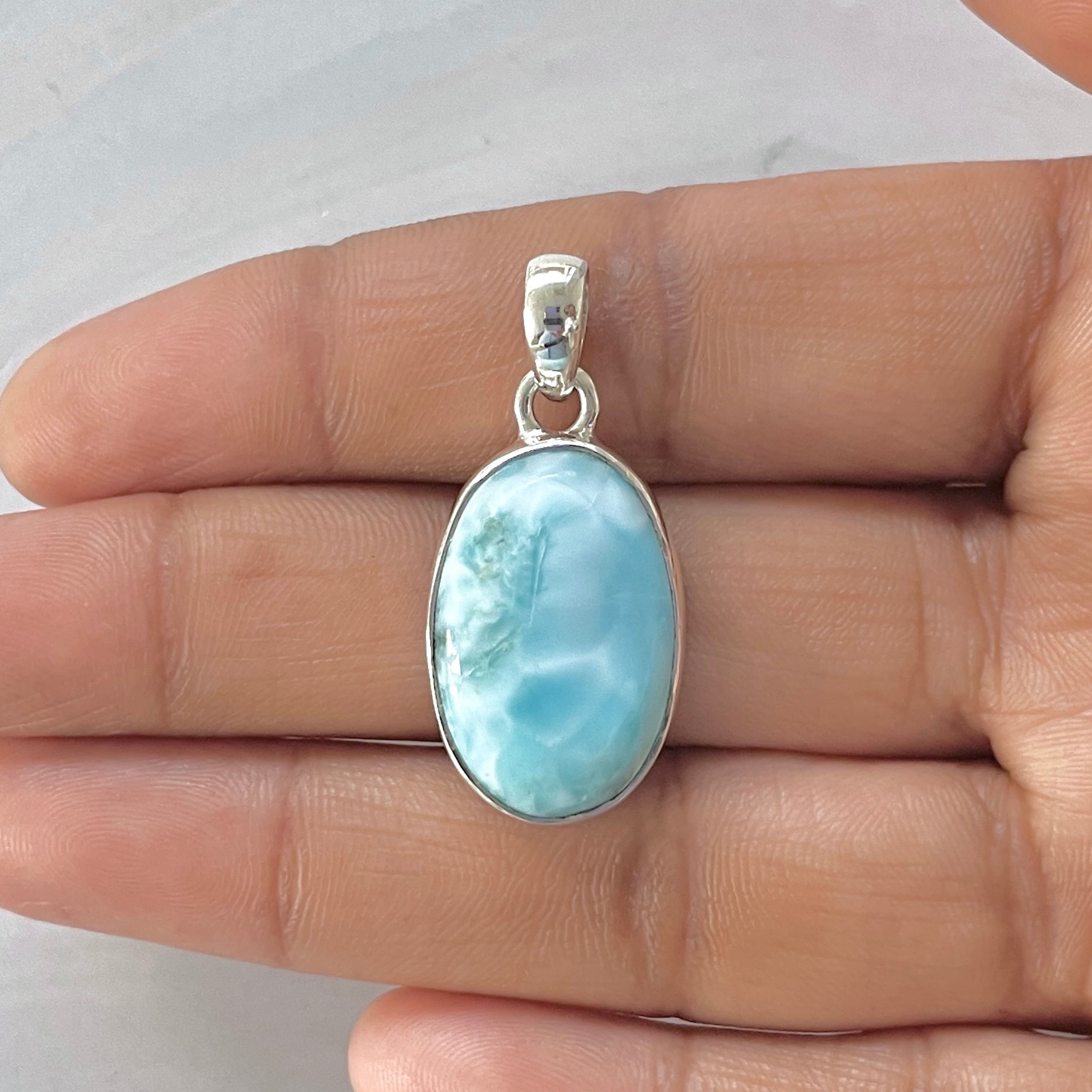 Larimar Pendant-(LAR-1-226)