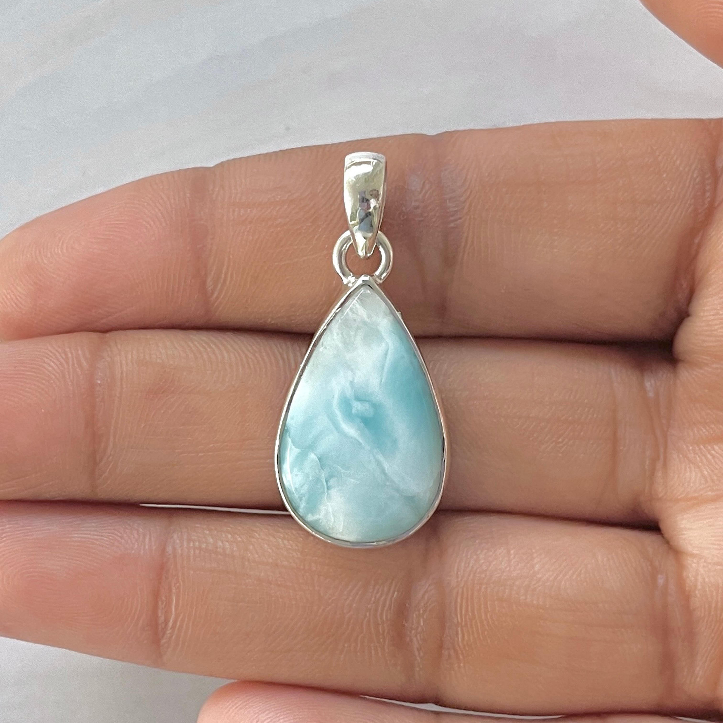 Larimar Pendant-(LAR-1-228)