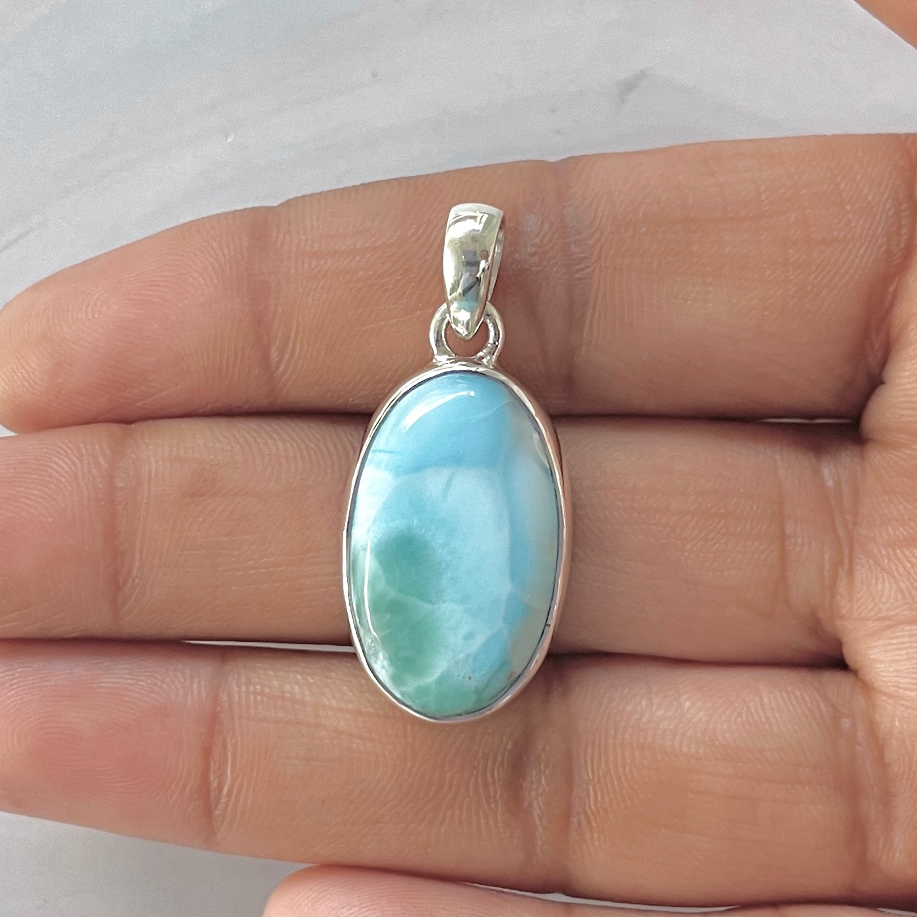 Larimar Pendant-(LAR-1-230)