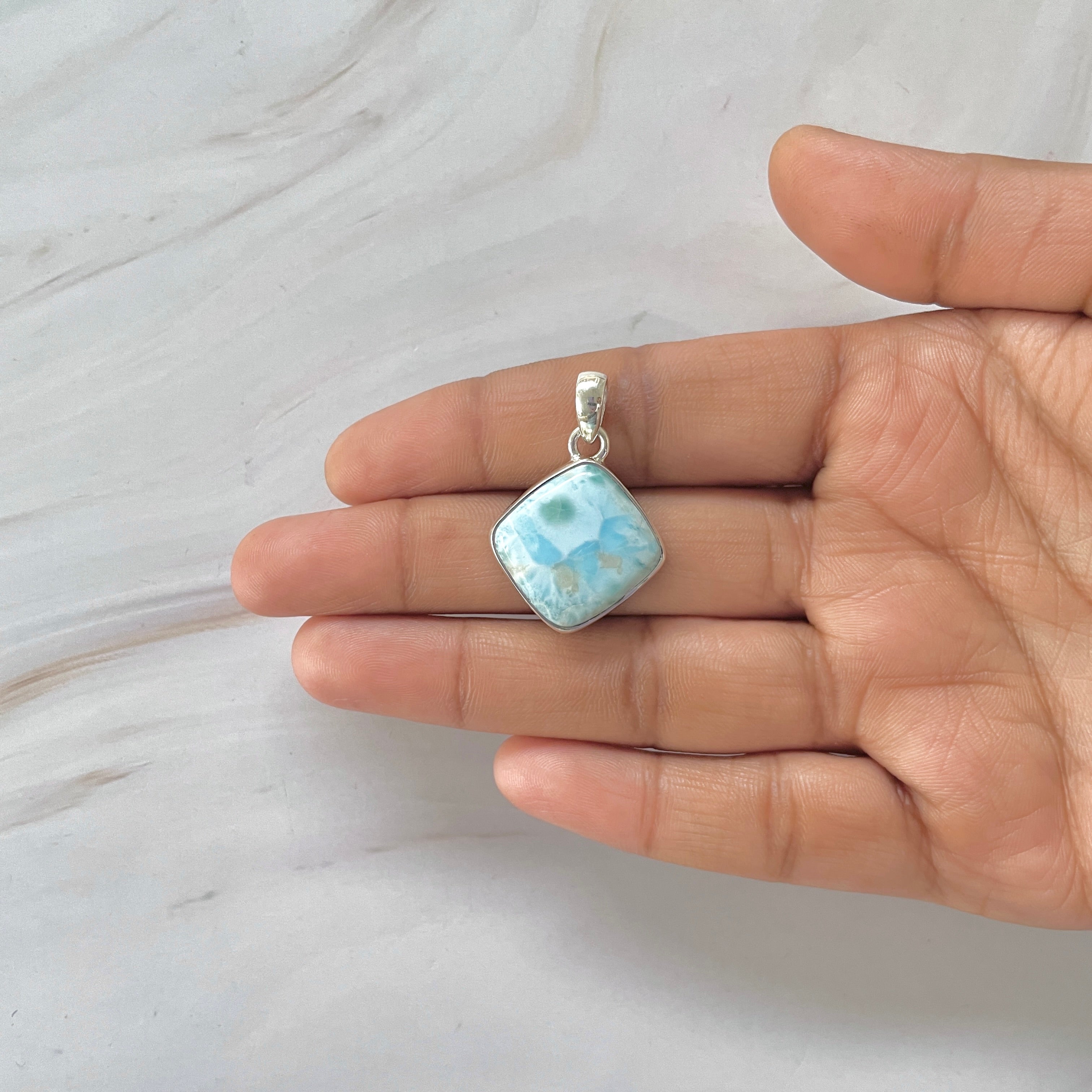 Larimar Pendant-(LAR-1-233)