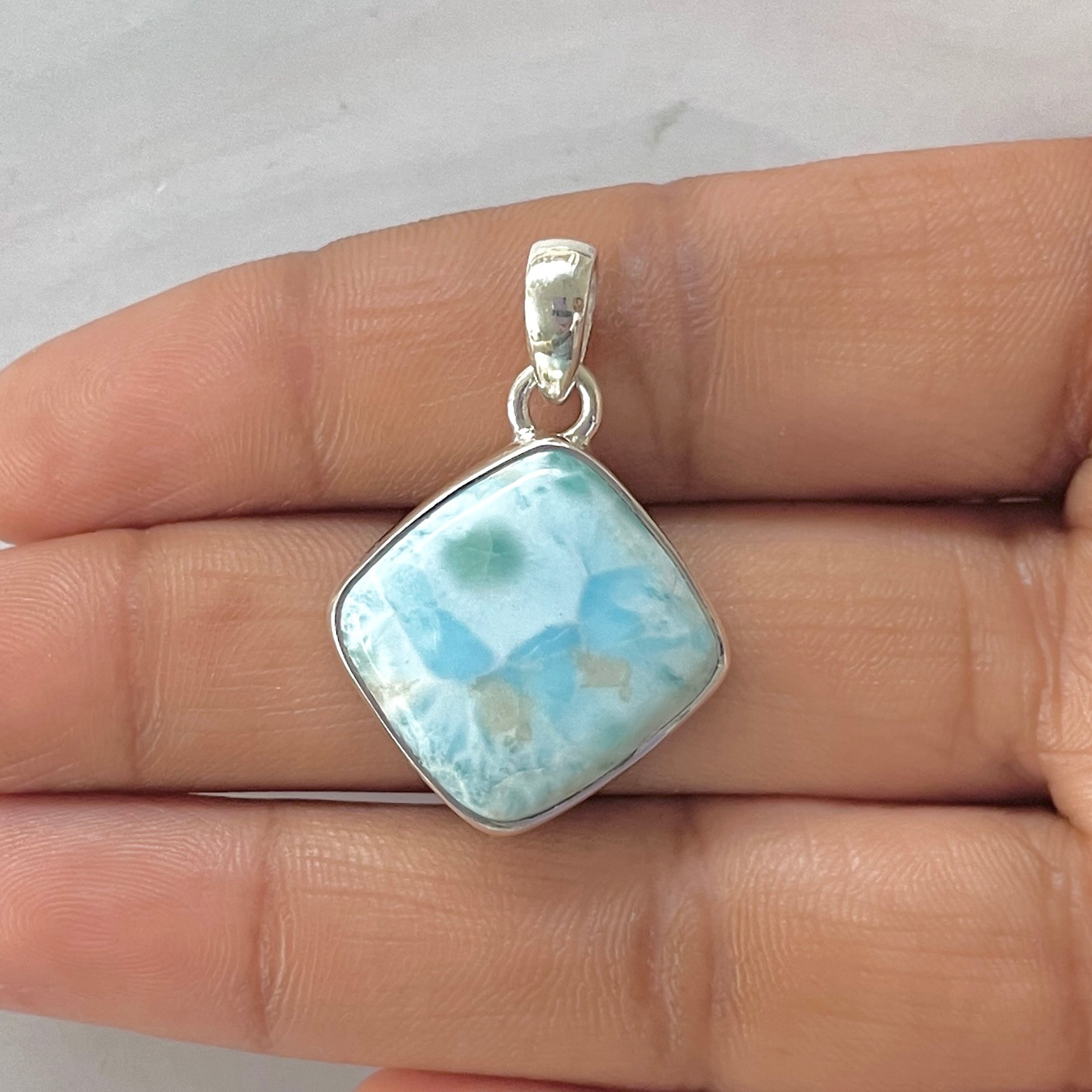 Larimar Pendant-(LAR-1-233)