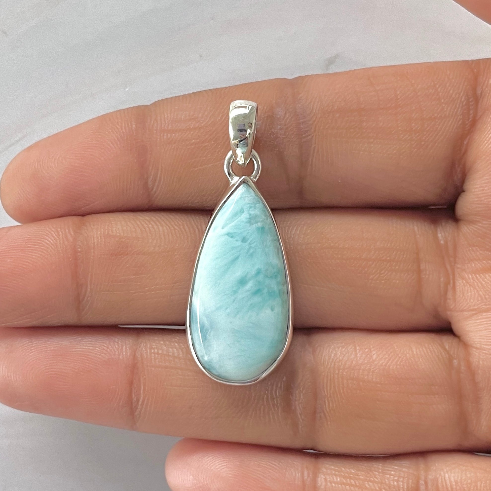 Larimar Pendant-(LAR-1-234)