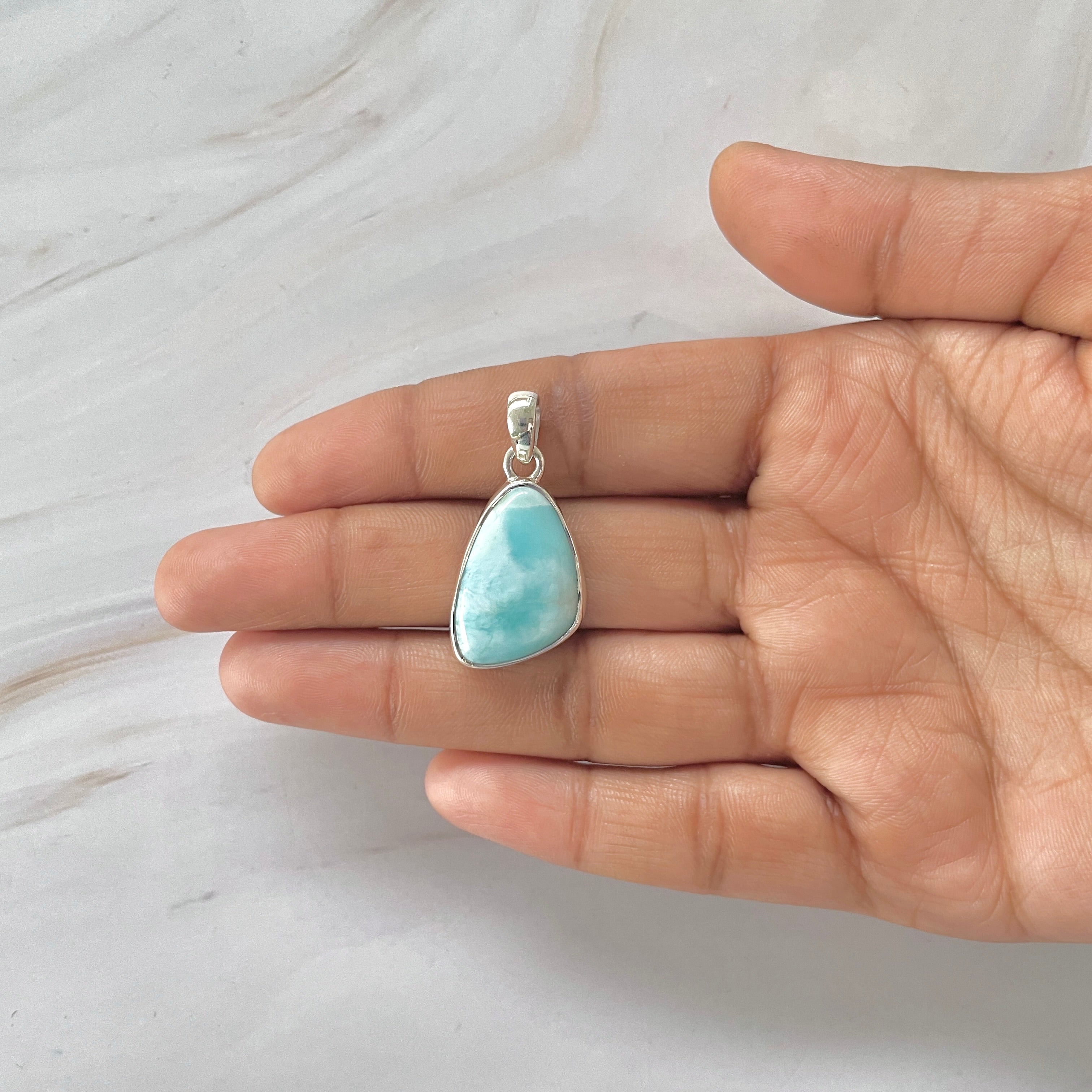 Larimar Pendant-(LAR-1-238)