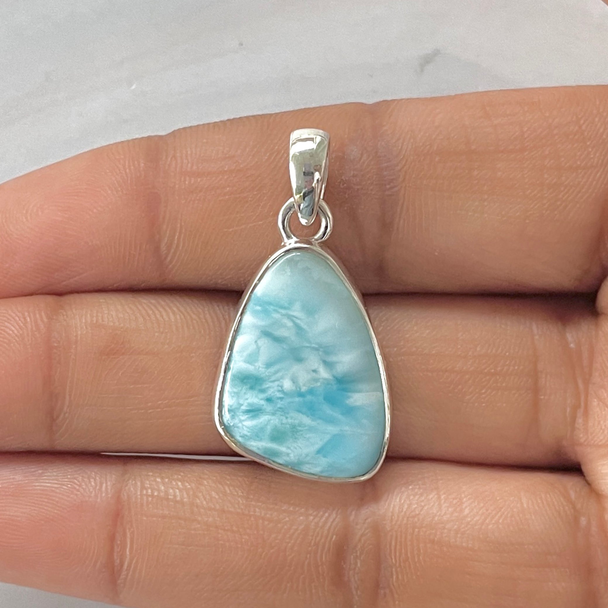 Larimar Pendant-(LAR-1-243)