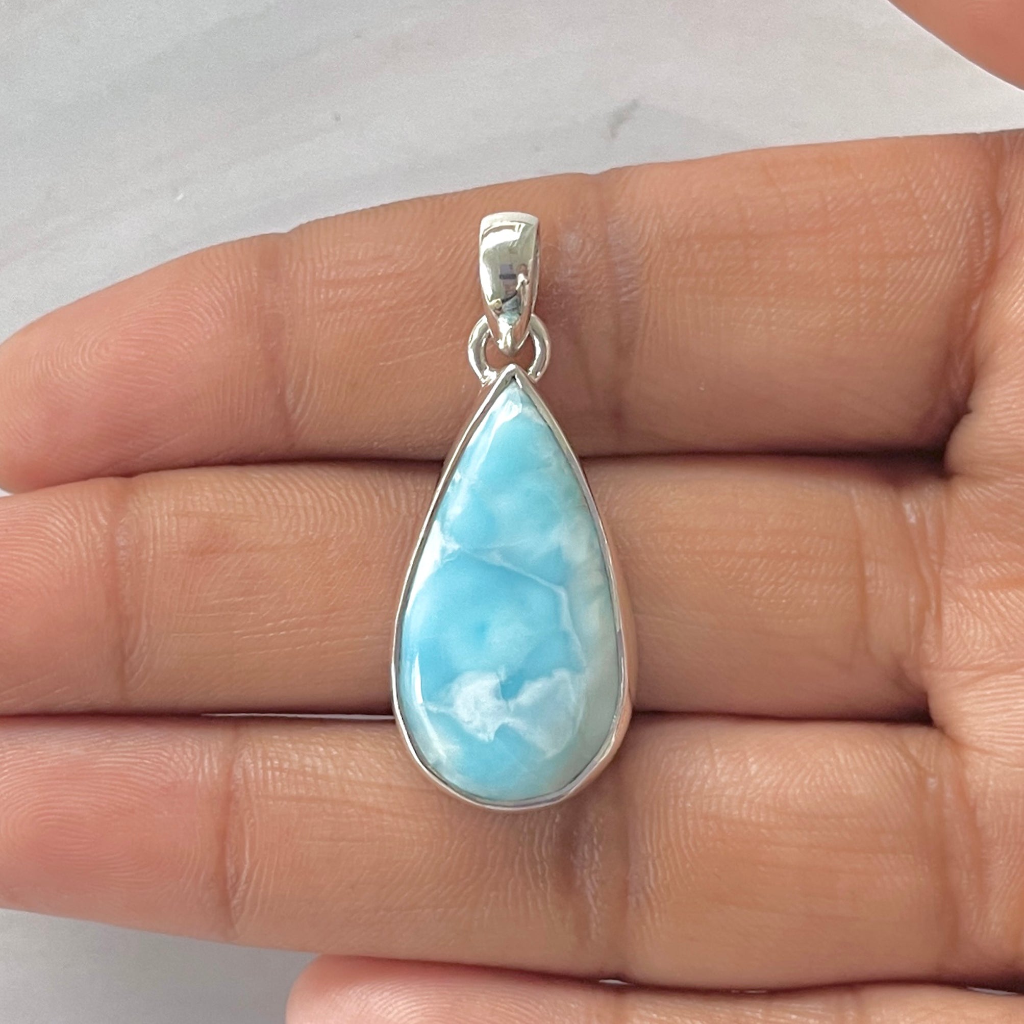 Larimar Pendant-(LAR-1-248)