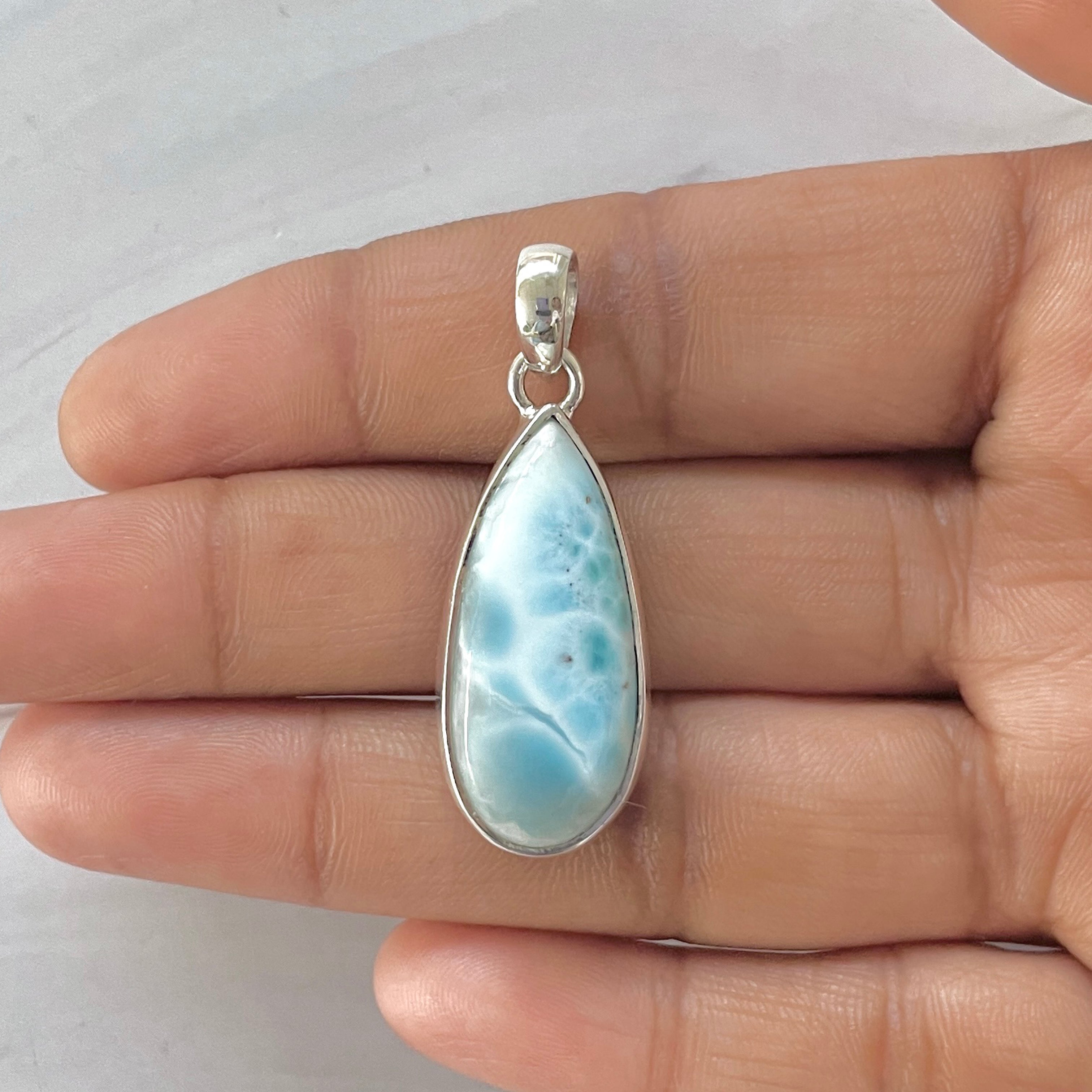Larimar Pendant-(LAR-1-256)