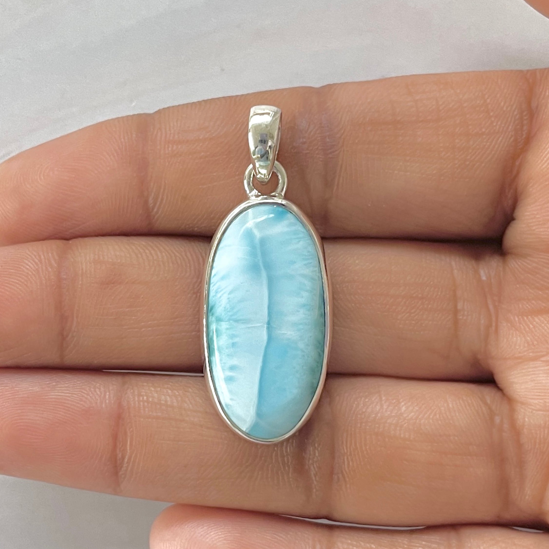 Larimar Pendant-(LAR-1-257)