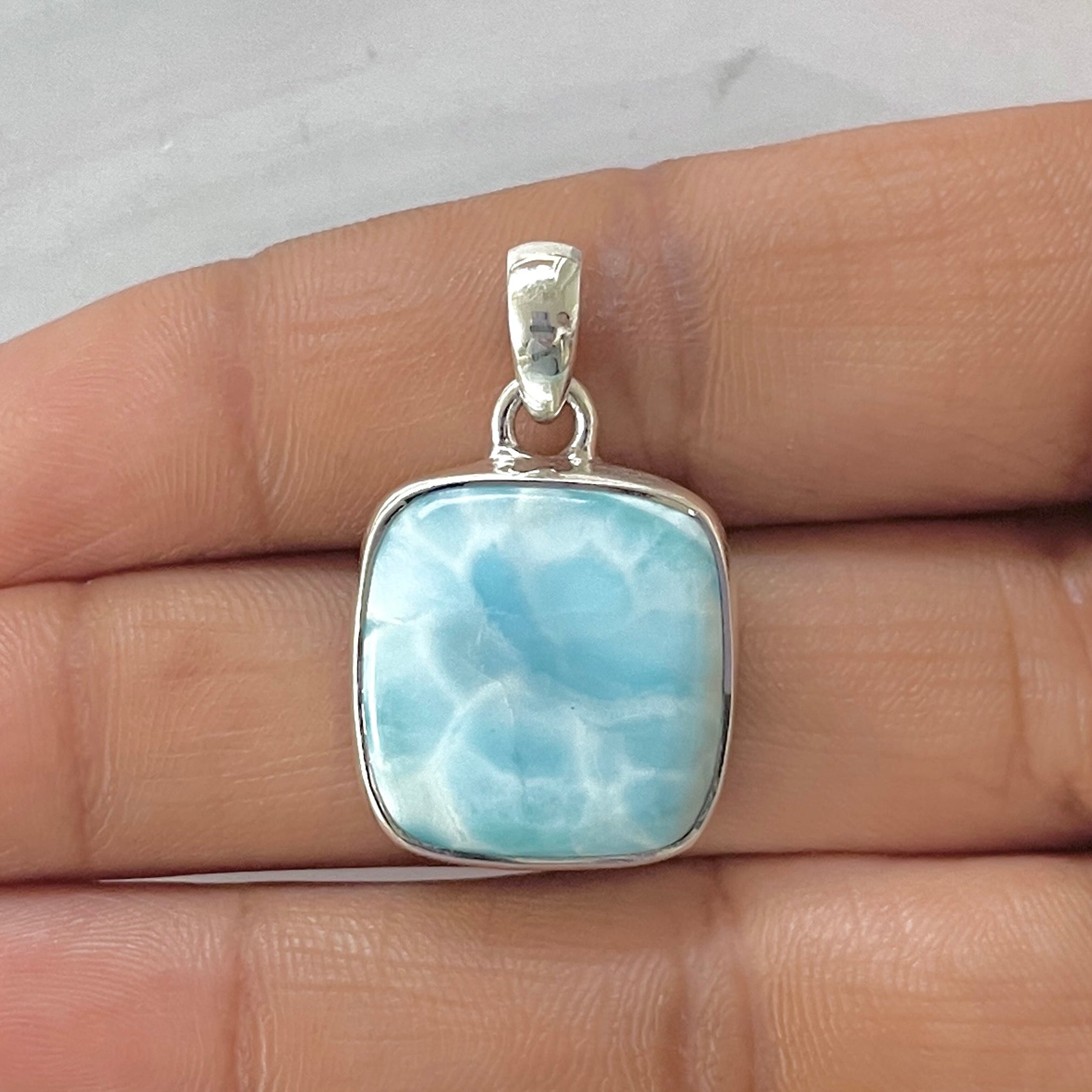 Larimar Pendant-(LAR-1-258)