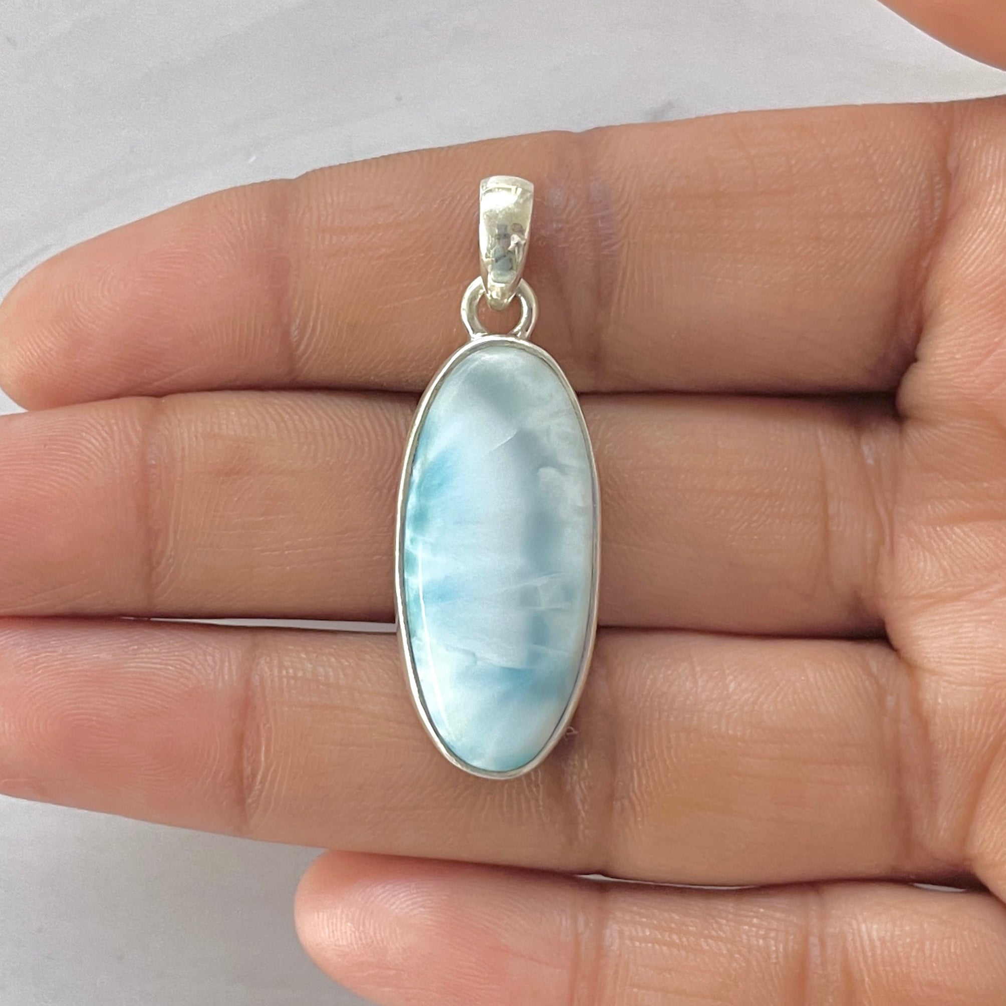 Larimar Pendant-(LAR-1-259)