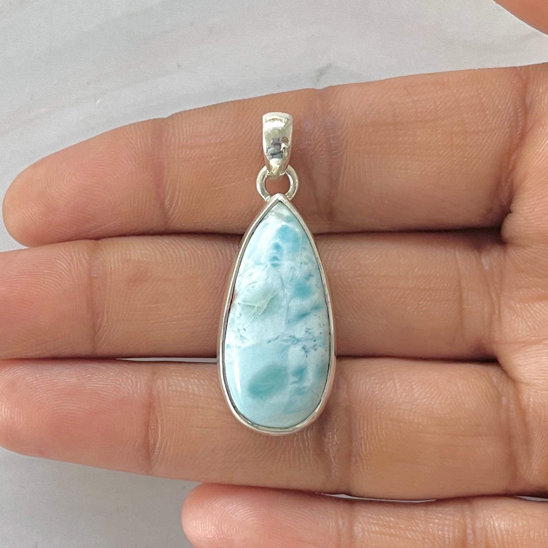 Larimar Pendant-(LAR-1-261)
