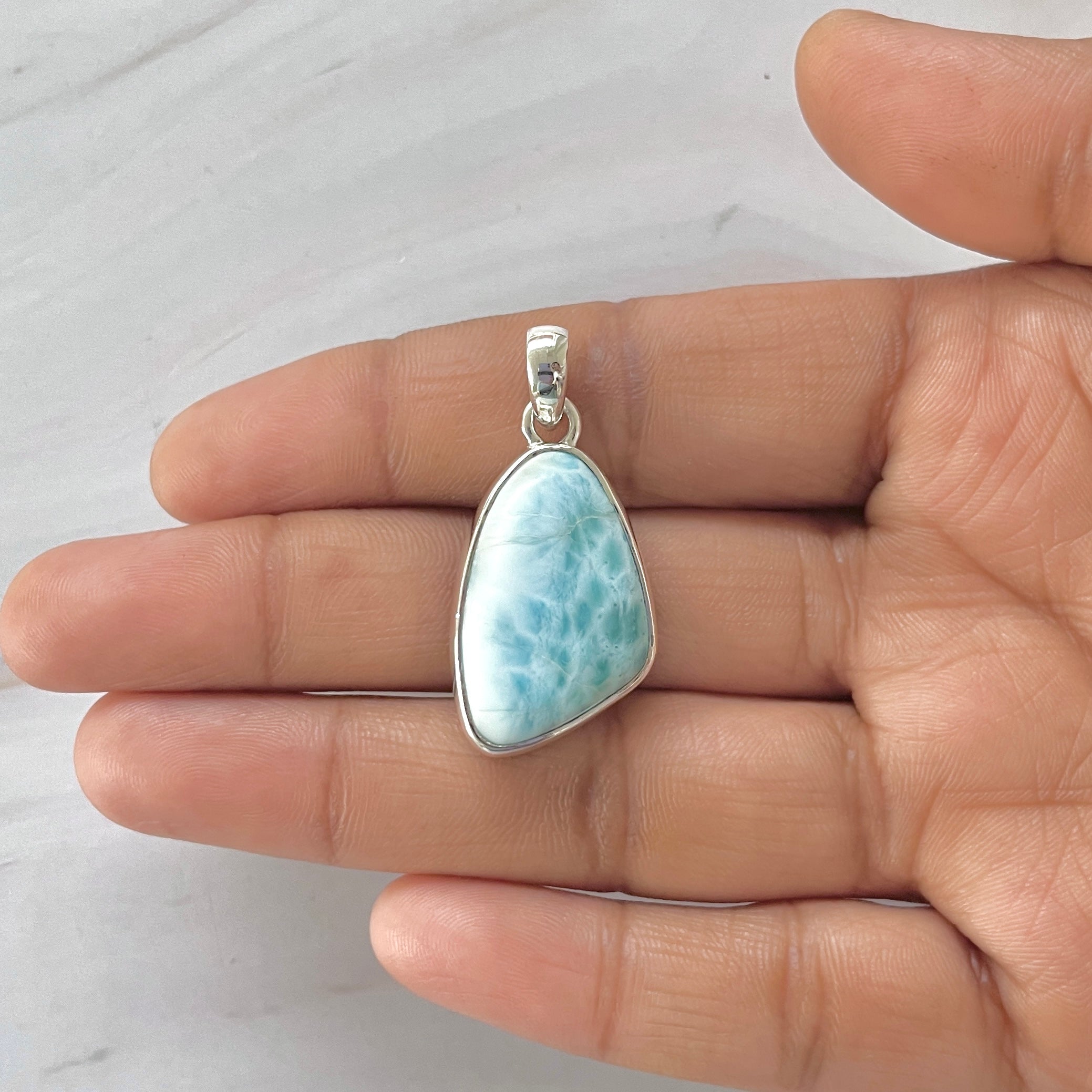 Larimar Pendant-(LAR-1-263)