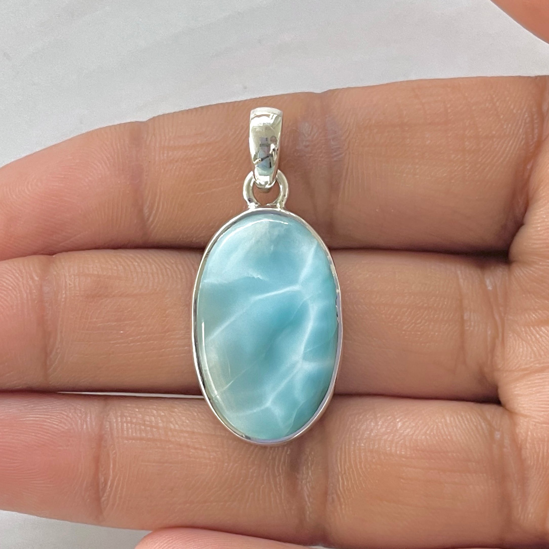 Larimar Pendant-(LAR-1-264)