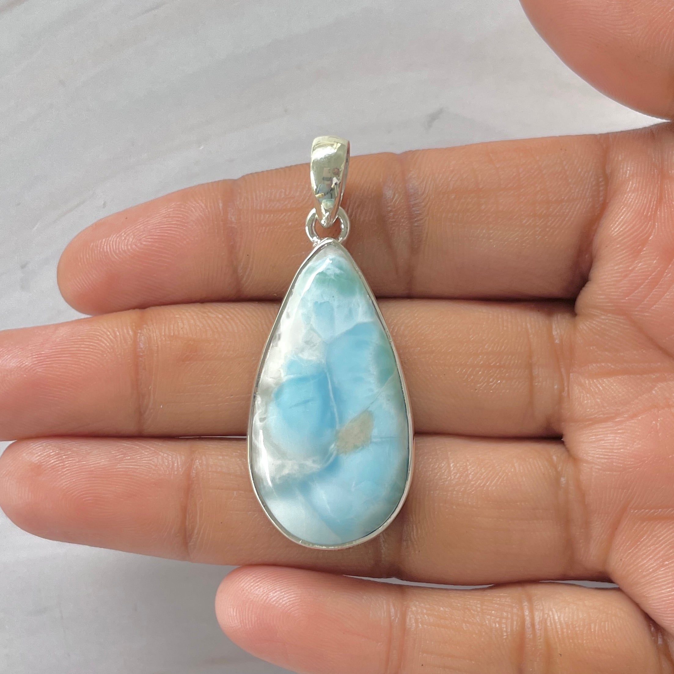Larimar Pendant-(LAR-1-265)