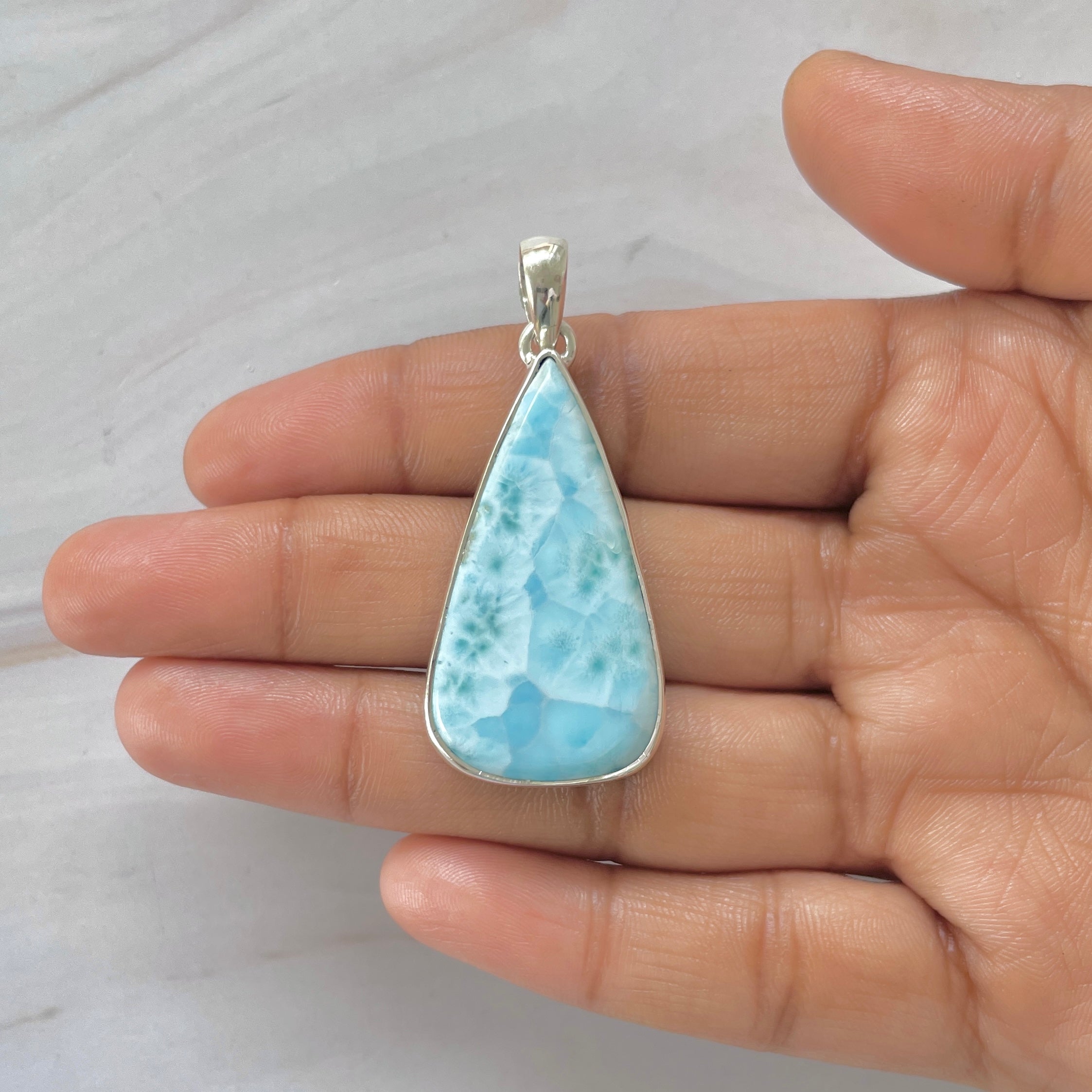 Larimar Pendant-(LAR-1-266)