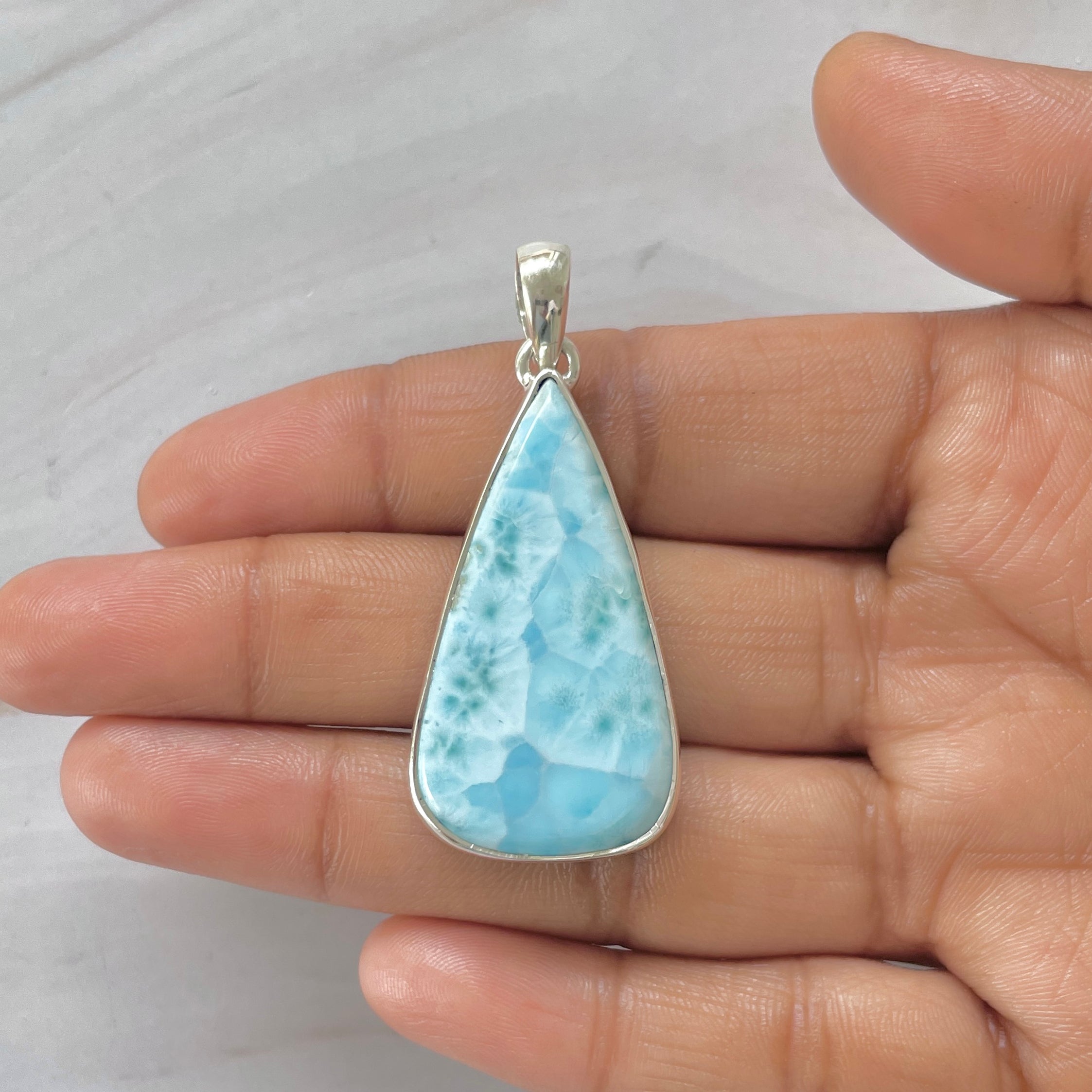 Larimar Pendant-(LAR-1-266)