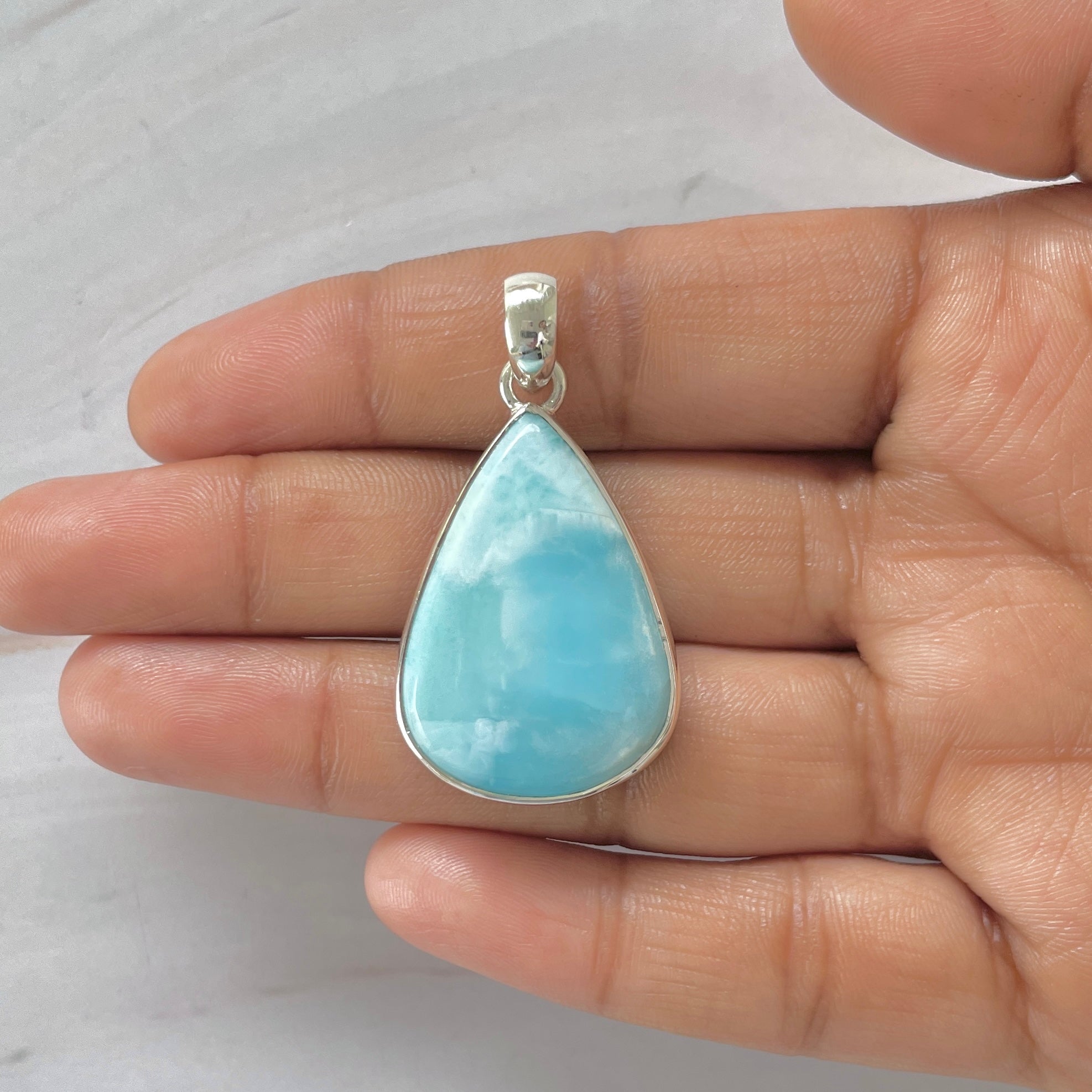 Larimar Pendant-(LAR-1-267)