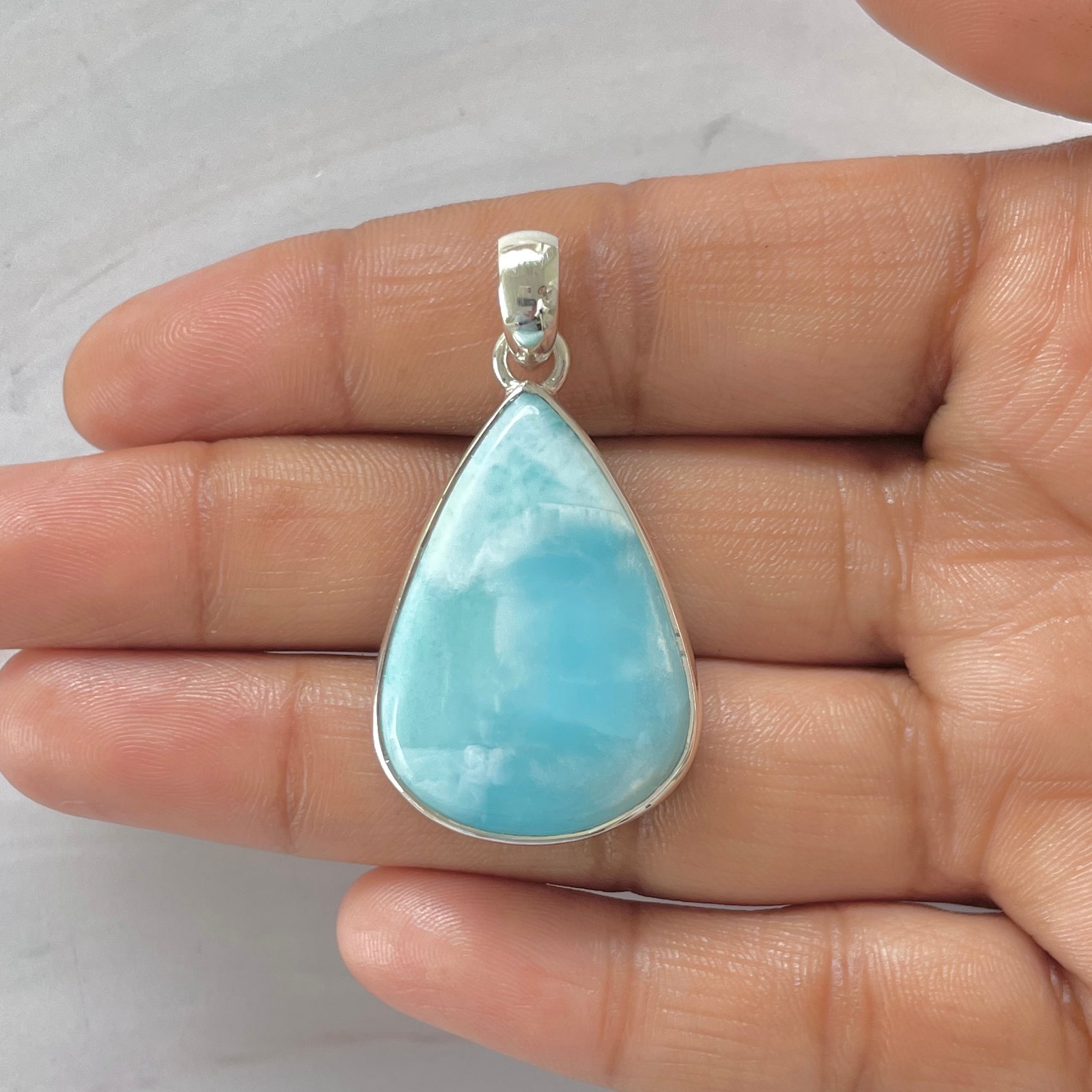 Larimar Pendant-(LAR-1-267)