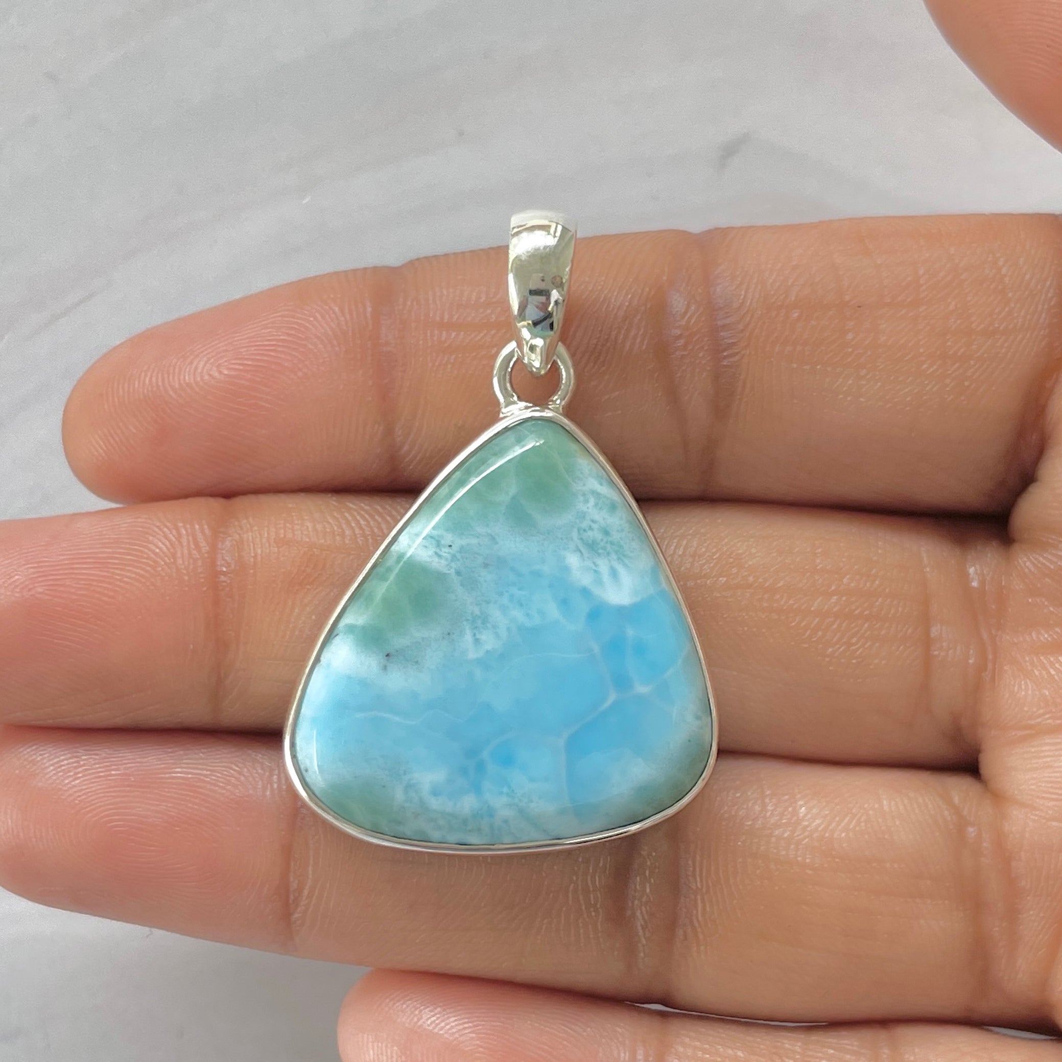 Larimar Pendant-(LAR-1-268)