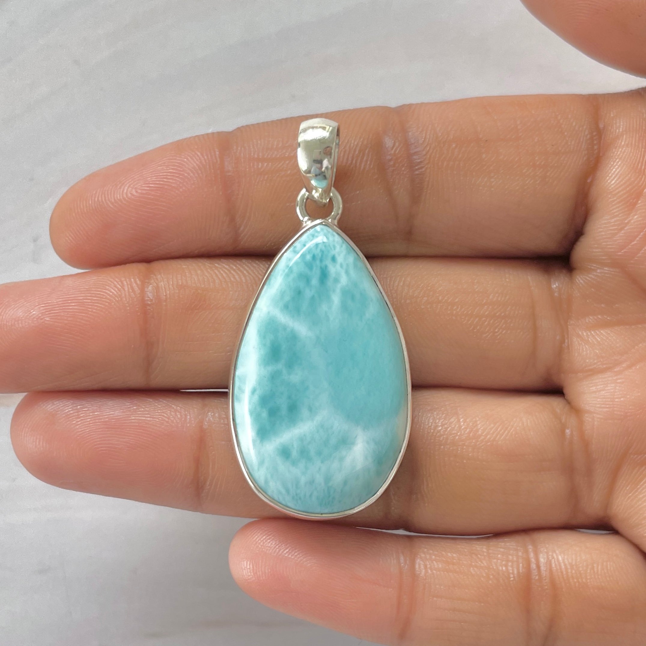 Larimar Pendant-(LAR-1-269)