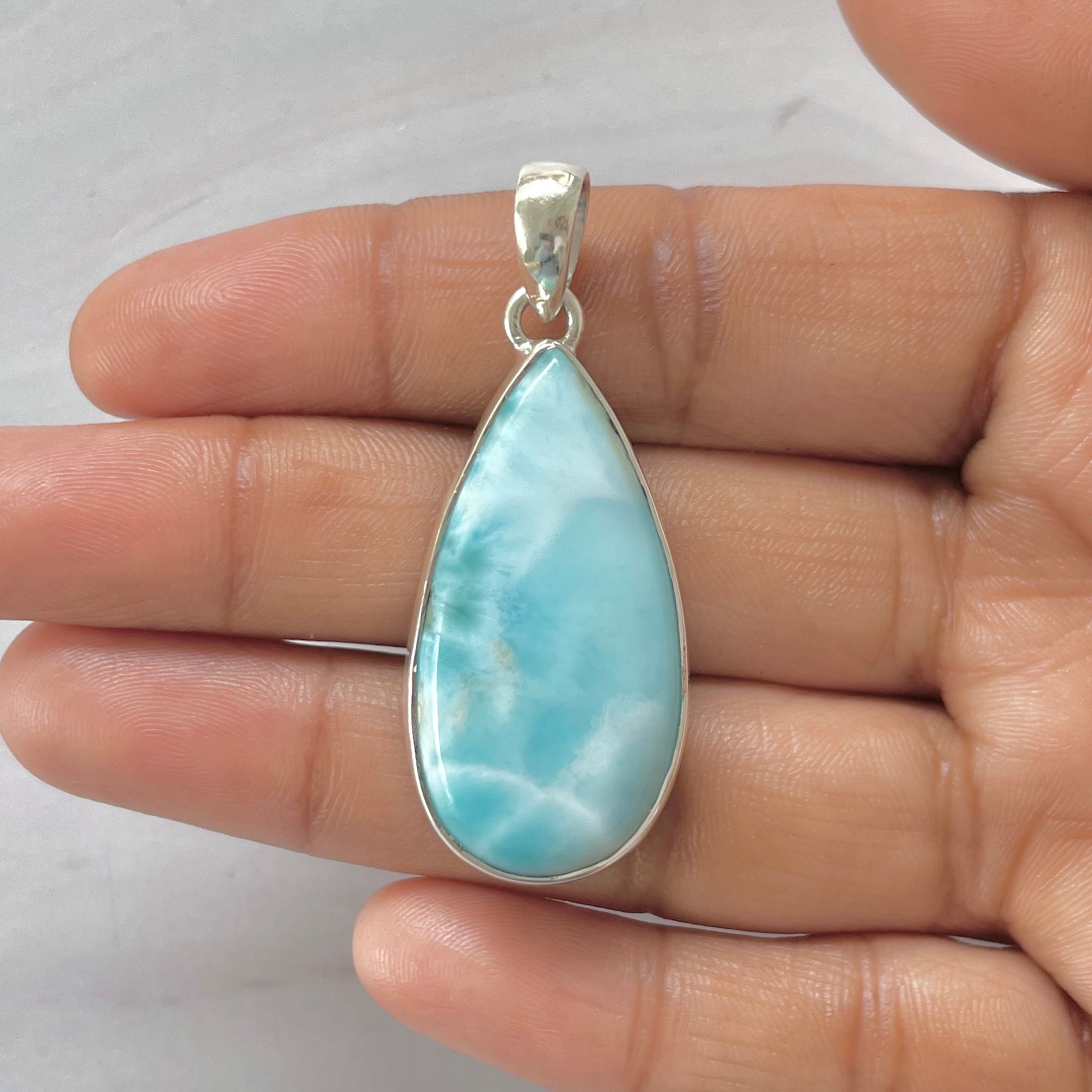 Larimar Pendant-(LAR-1-270)