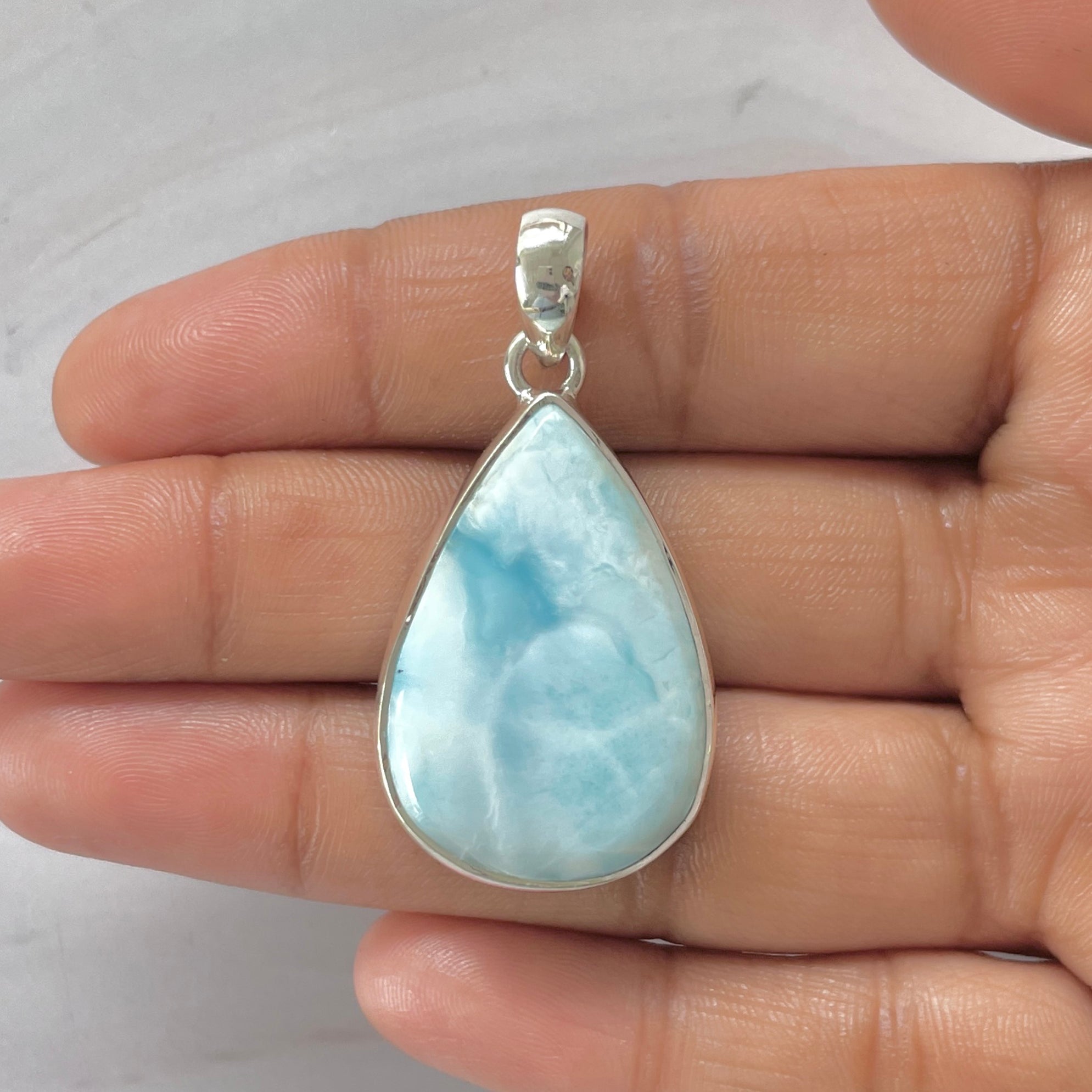 Larimar Pendant-(LAR-1-271)