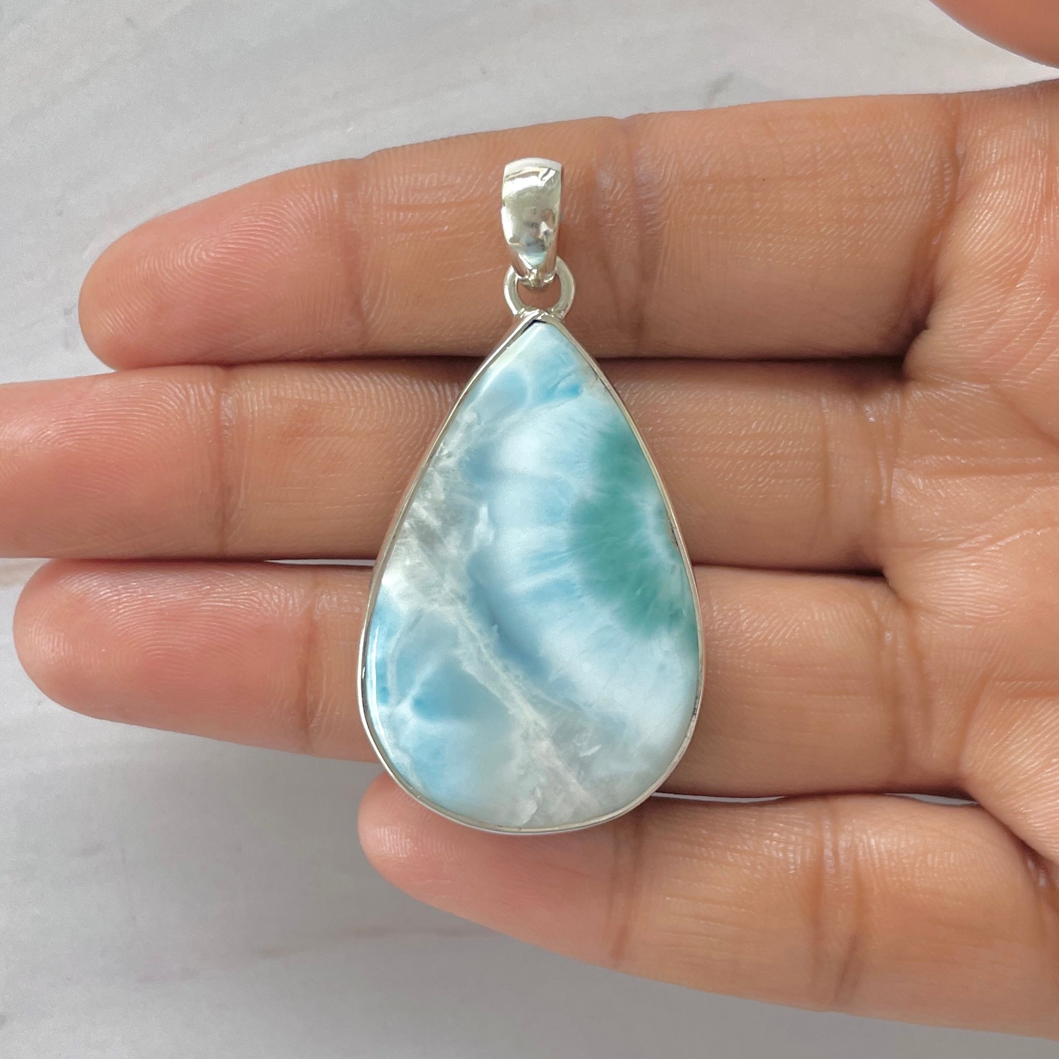 Larimar Pendant-(LAR-1-272)