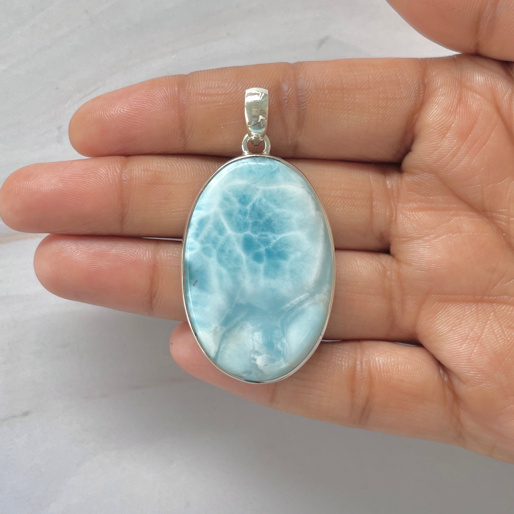 Larimar Pendant-(LAR-1-277)