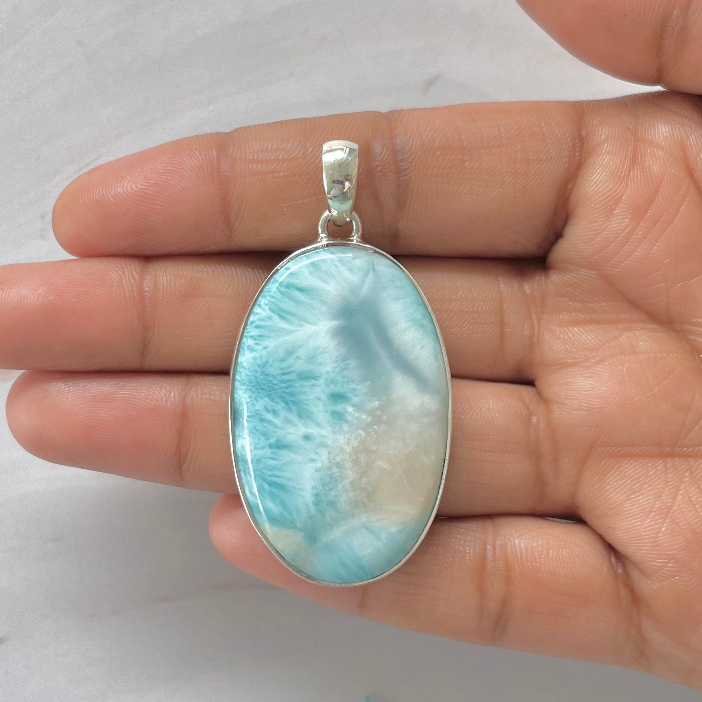 Larimar Pendant-(LAR-1-279)