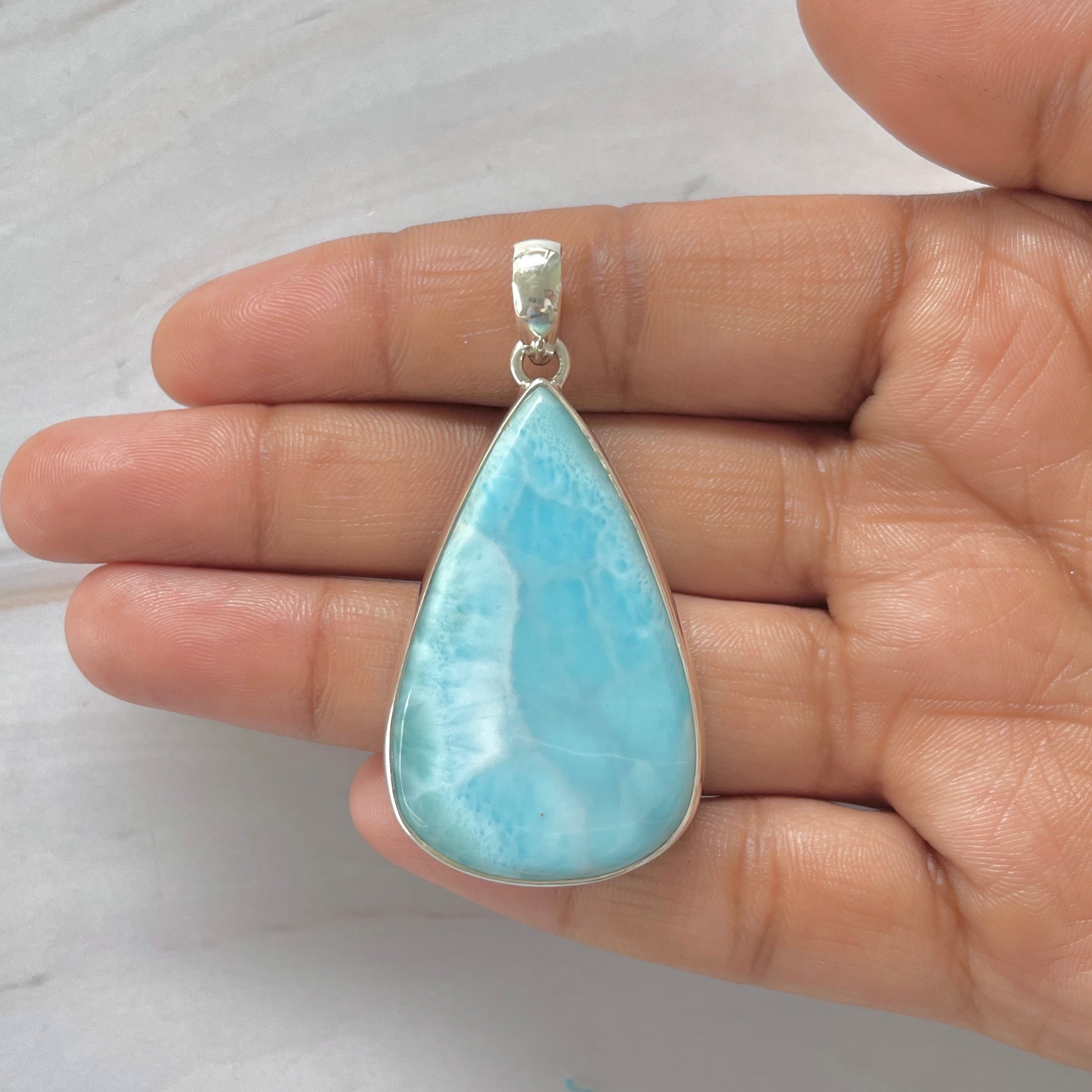 Larimar Pendant-(LAR-1-281)
