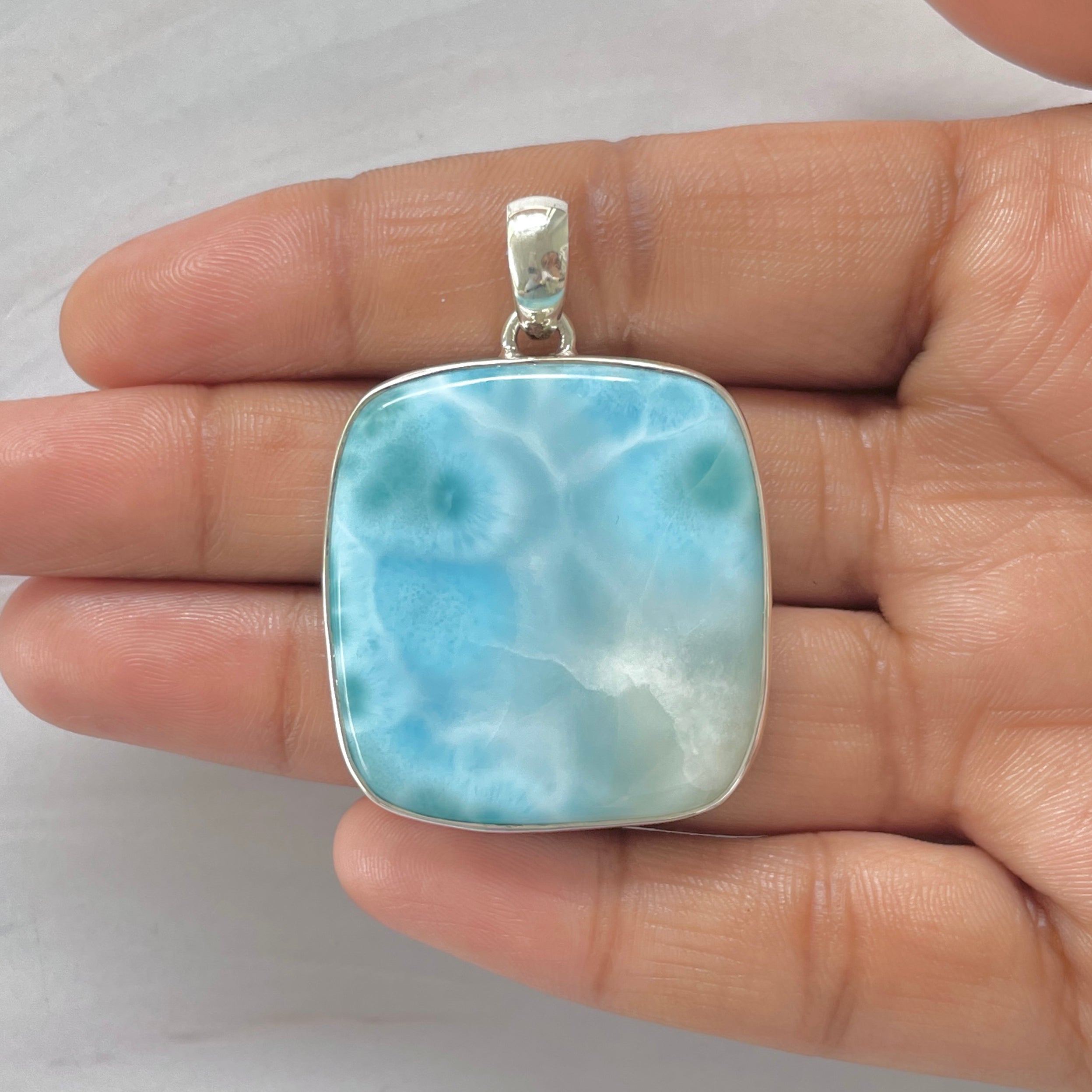 Larimar Pendant-(LAR-1-283)