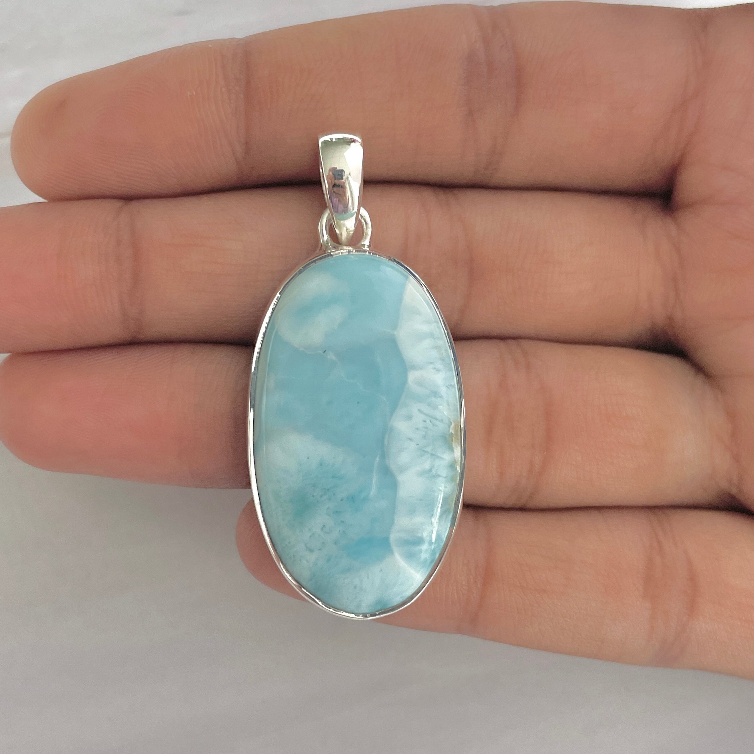 Larimar Pendant-(LAR-1-286)