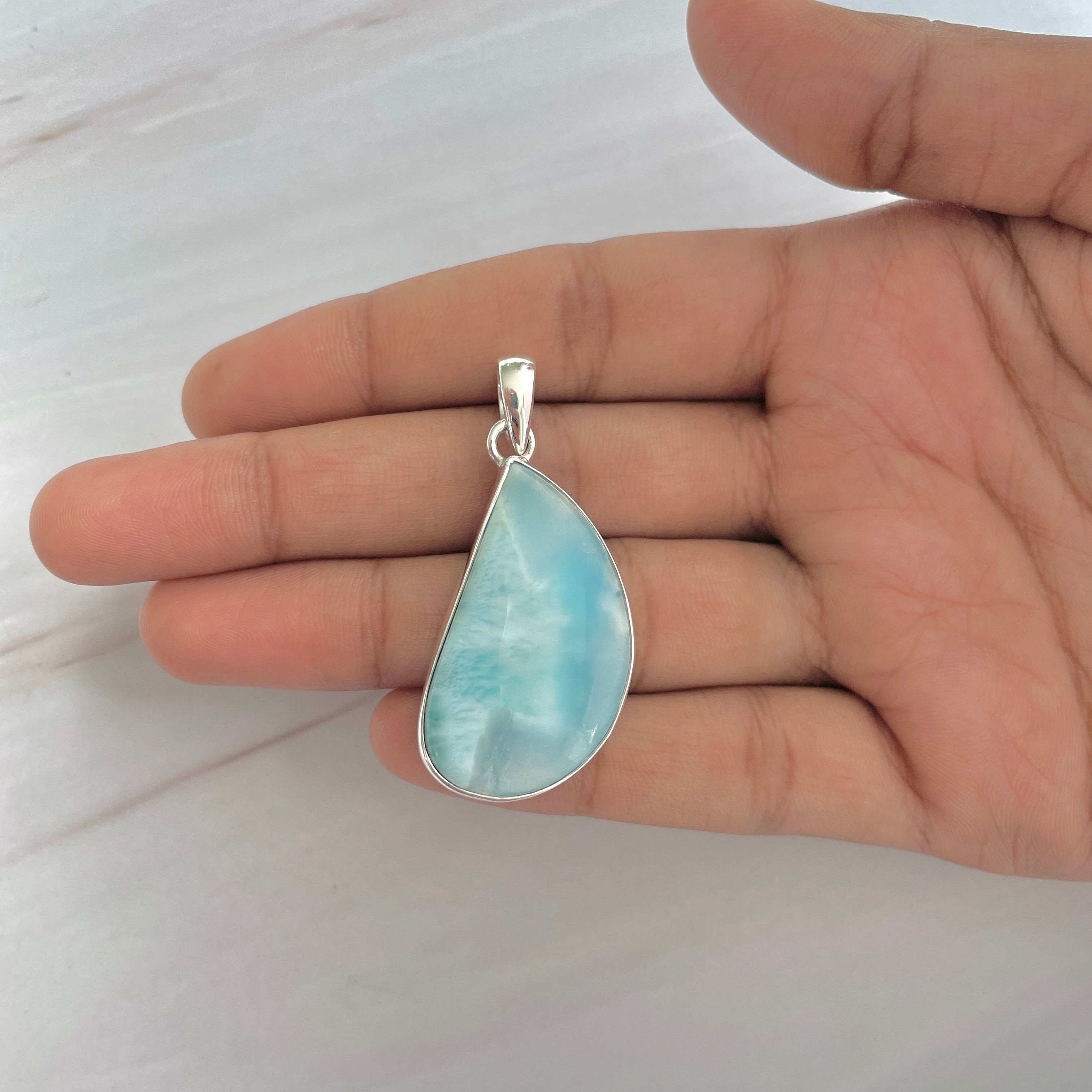 Larimar Pendant-(LAR-1-293)