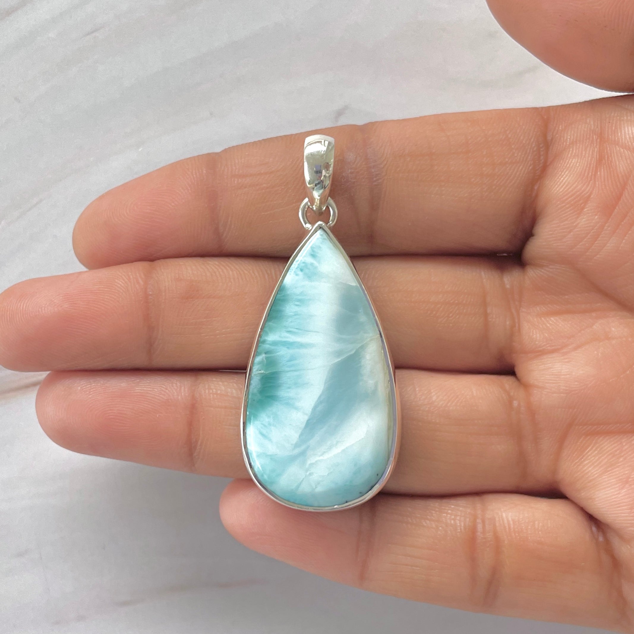 Larimar Pendant-(LAR-1-294)