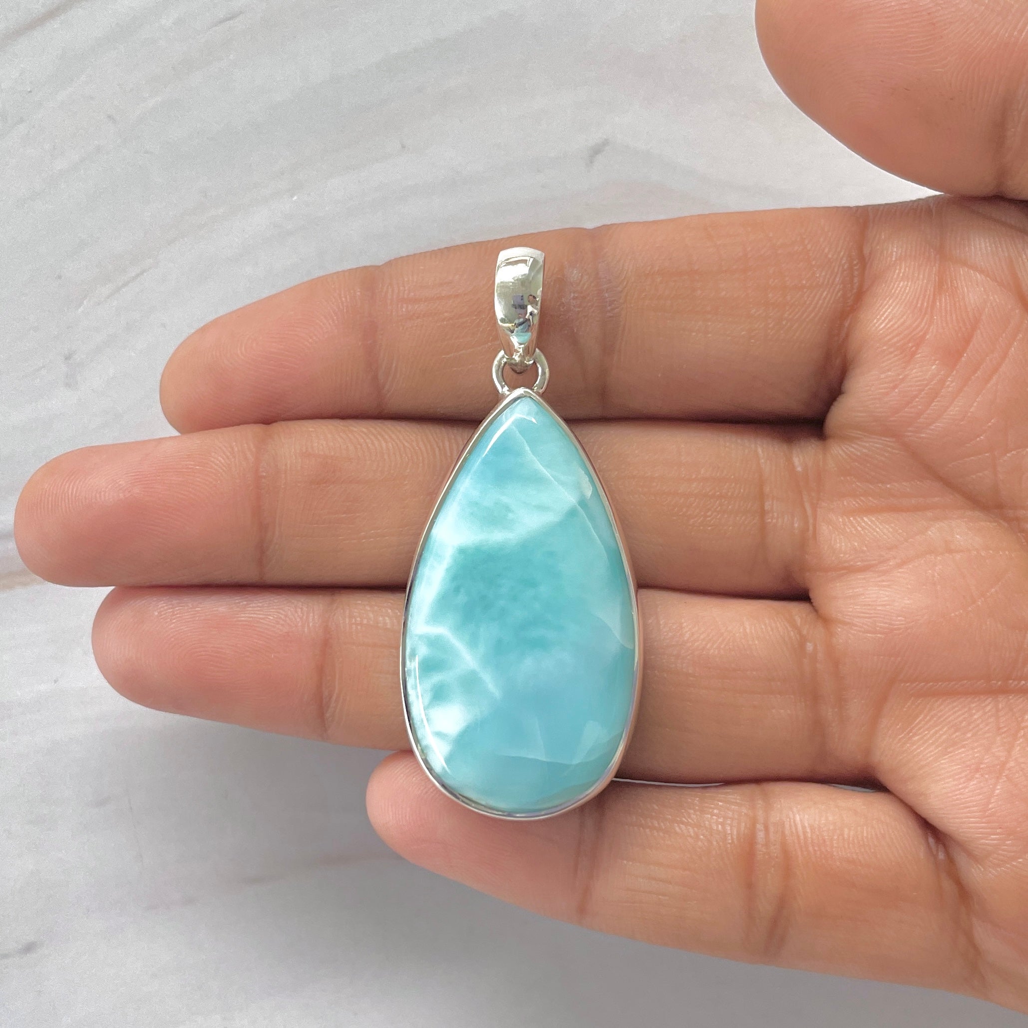 Larimar Pendant-(LAR-1-295)