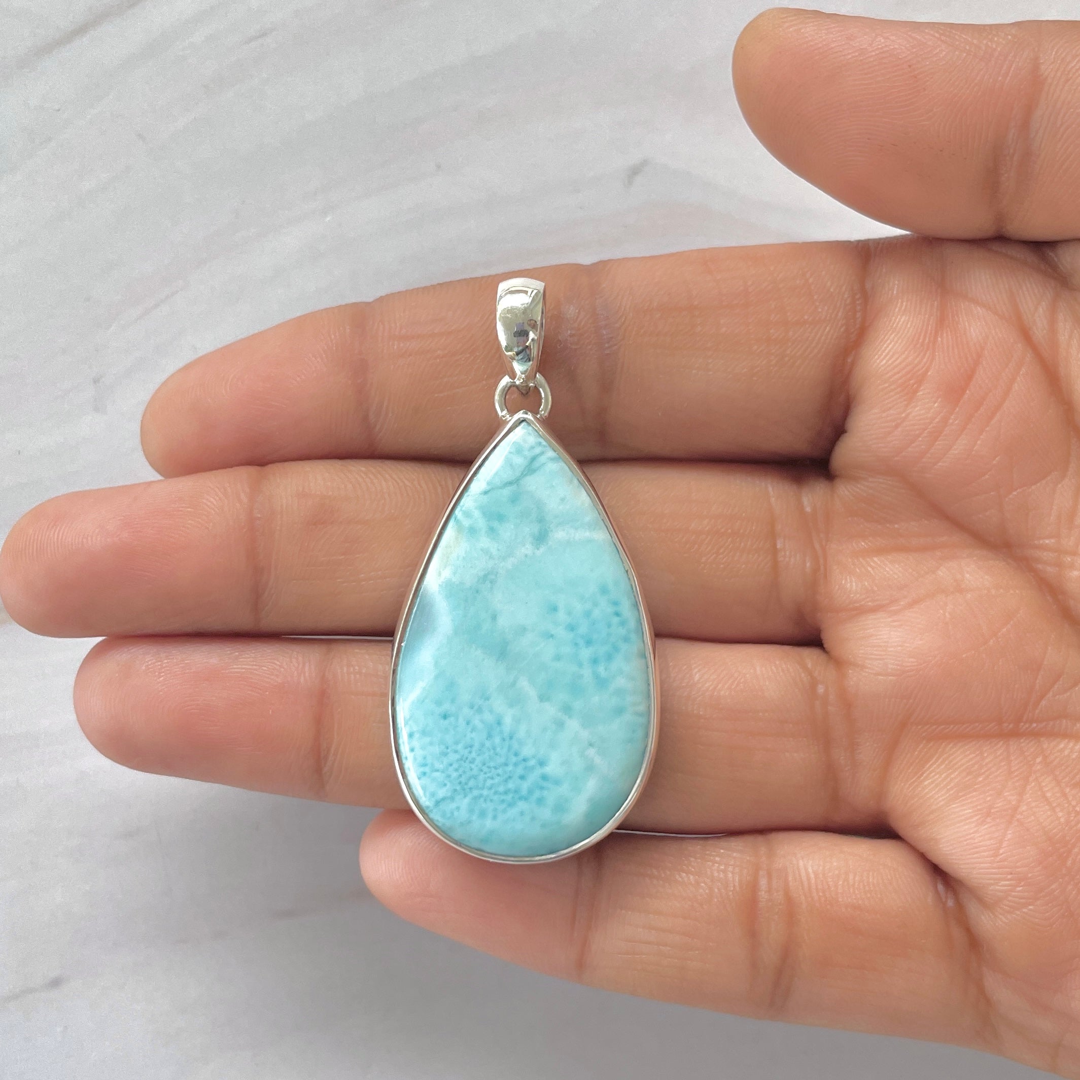 Larimar Pendant-(LAR-1-297)