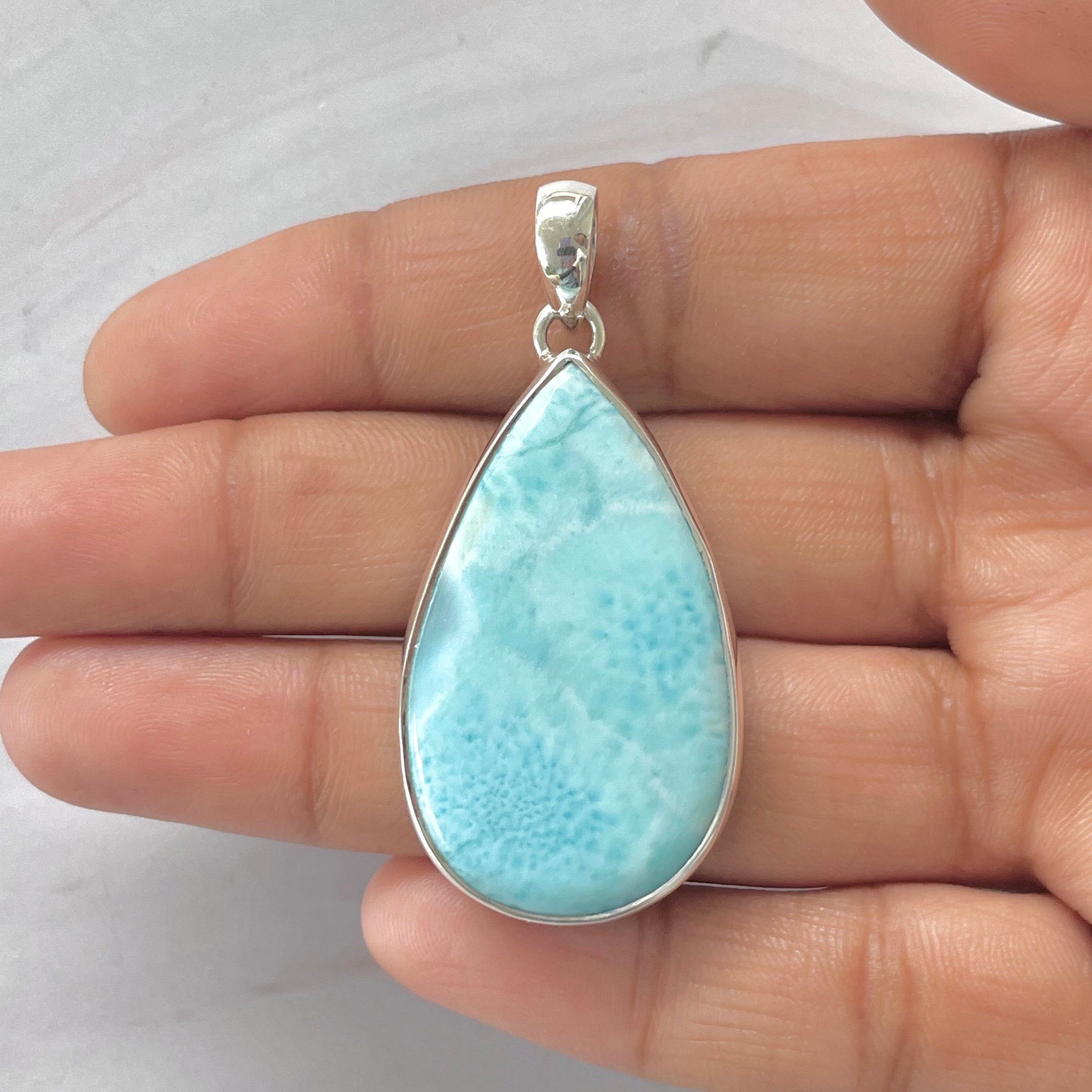 Larimar Pendant-(LAR-1-297)