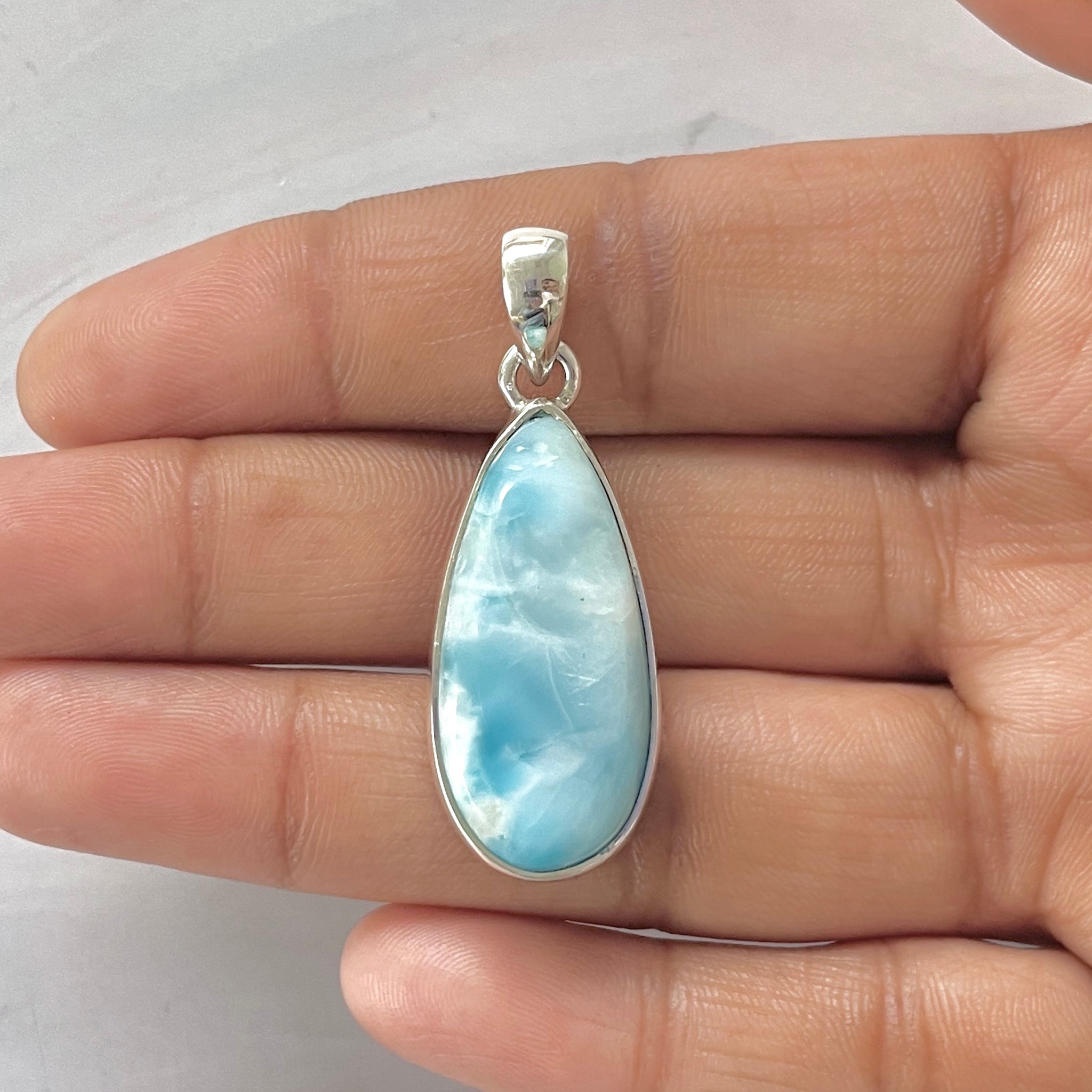 Larimar Pendant-(LAR-1-303)