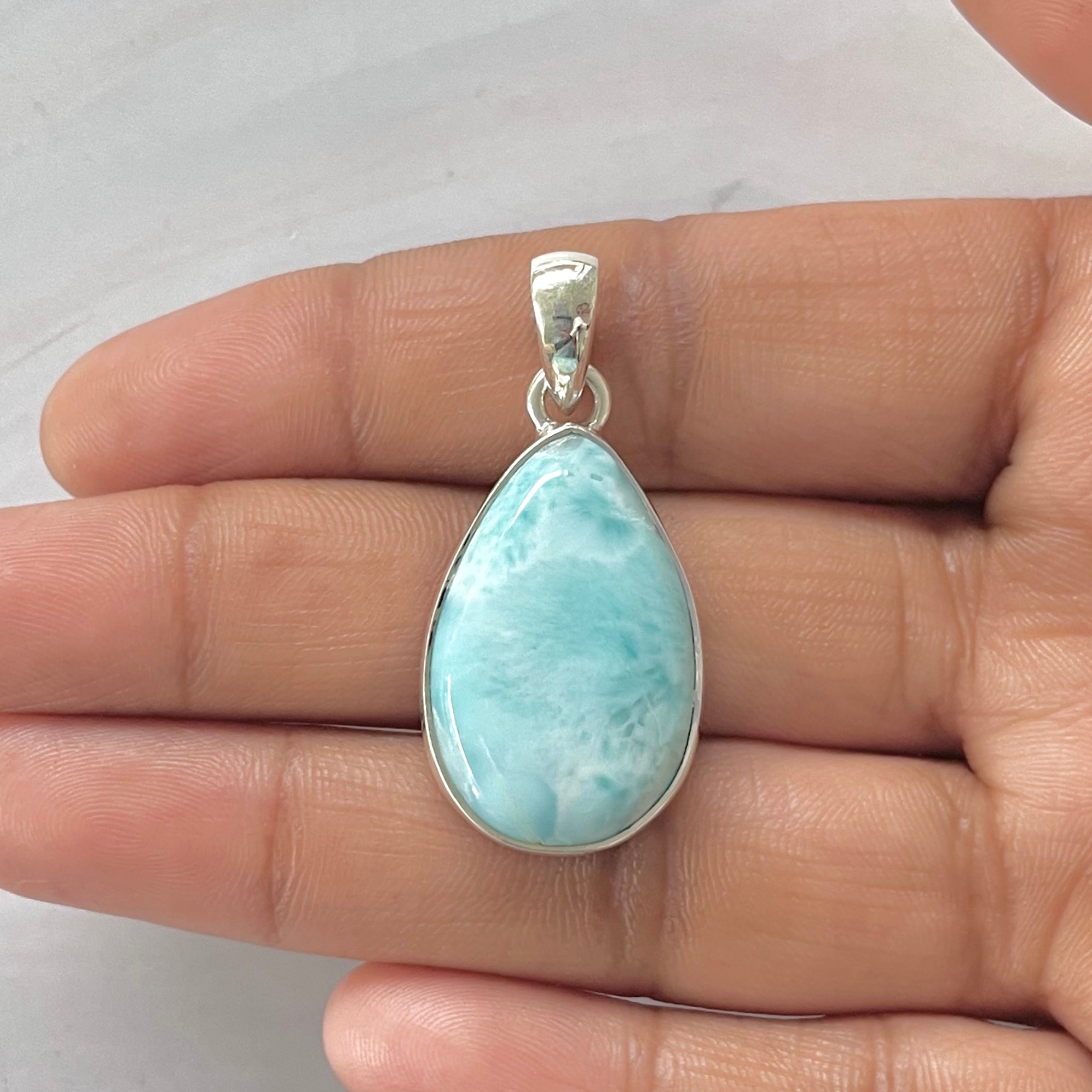 Larimar Pendant-(LAR-1-306)