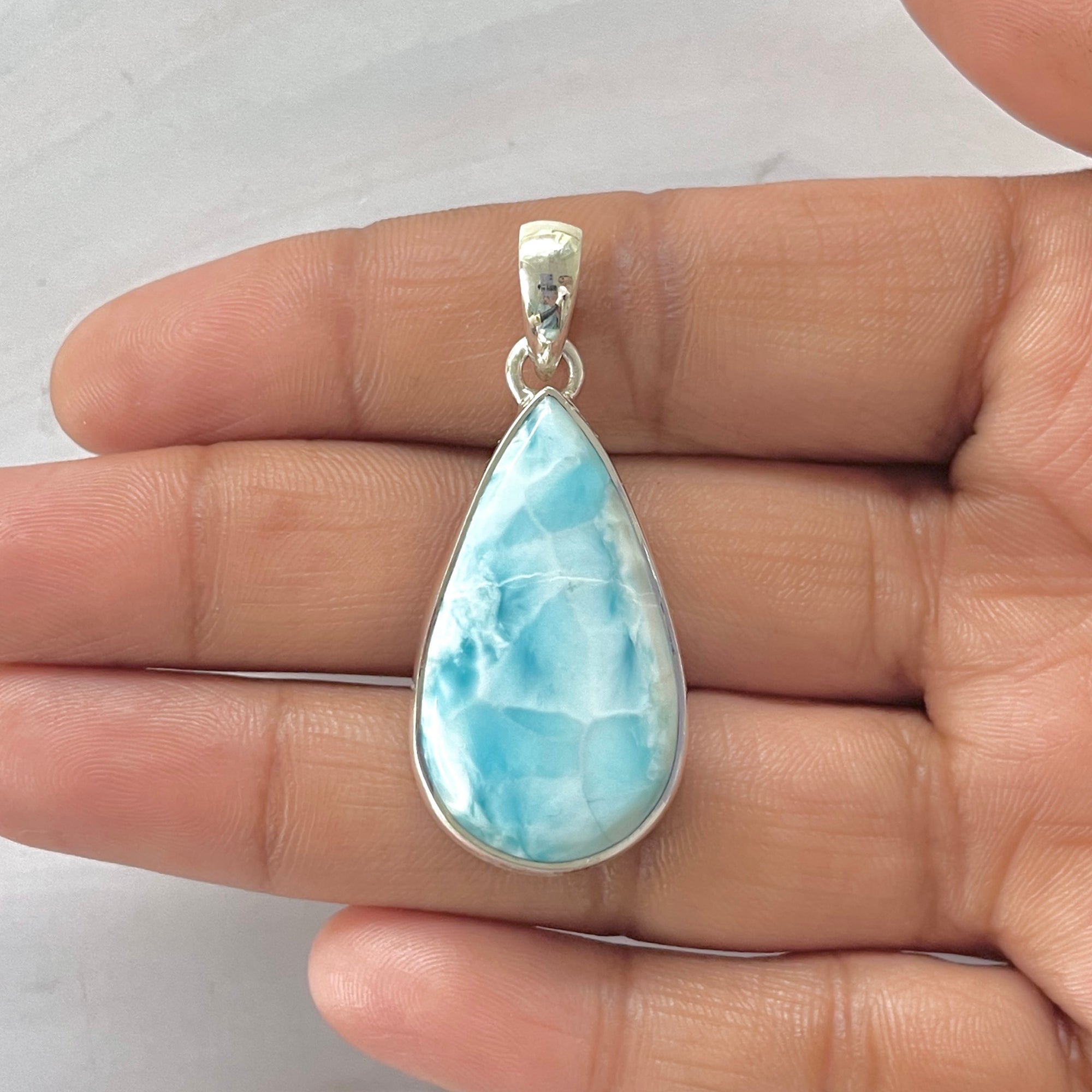 Larimar Pendant-(LAR-1-317)