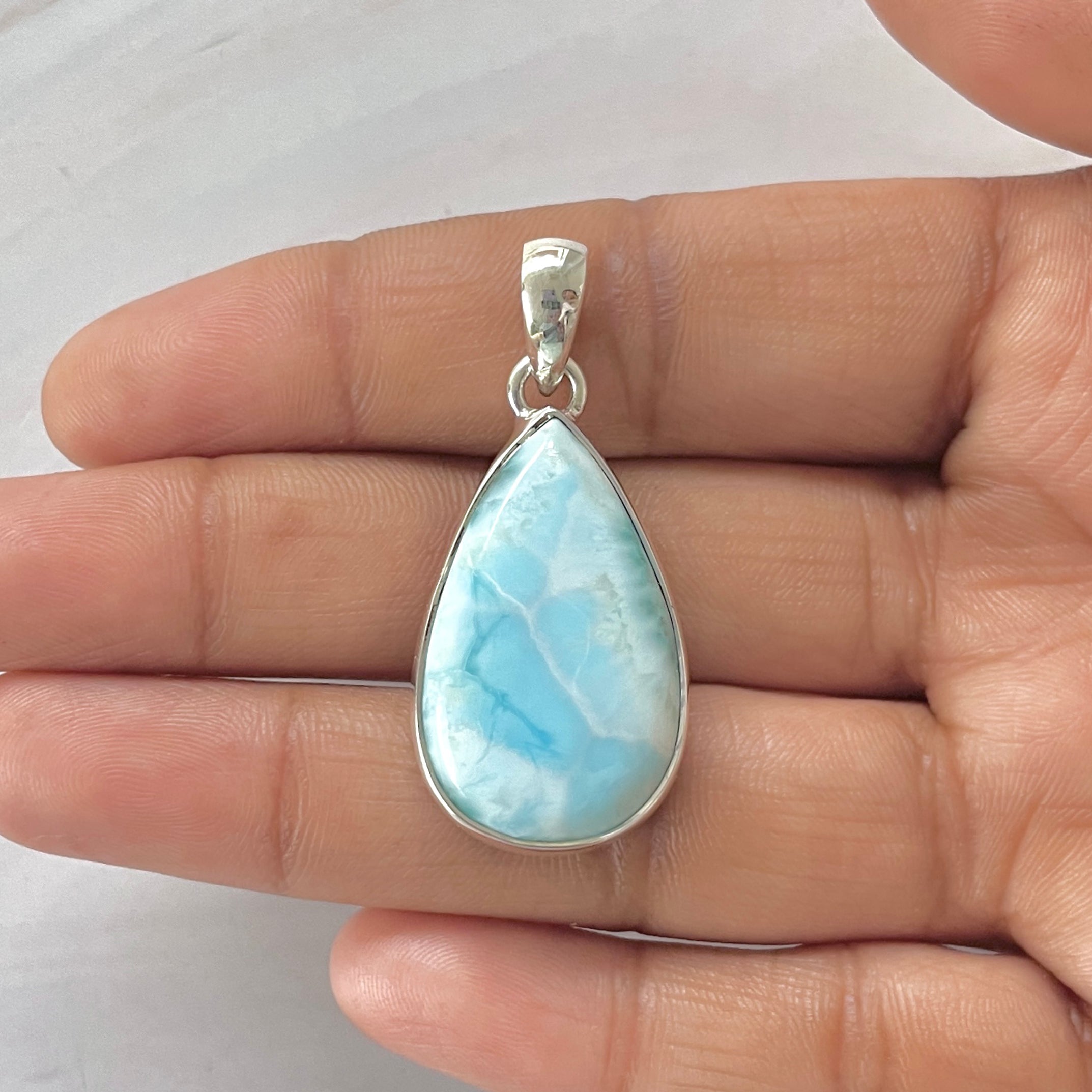 Larimar Pendant-(LAR-1-318)