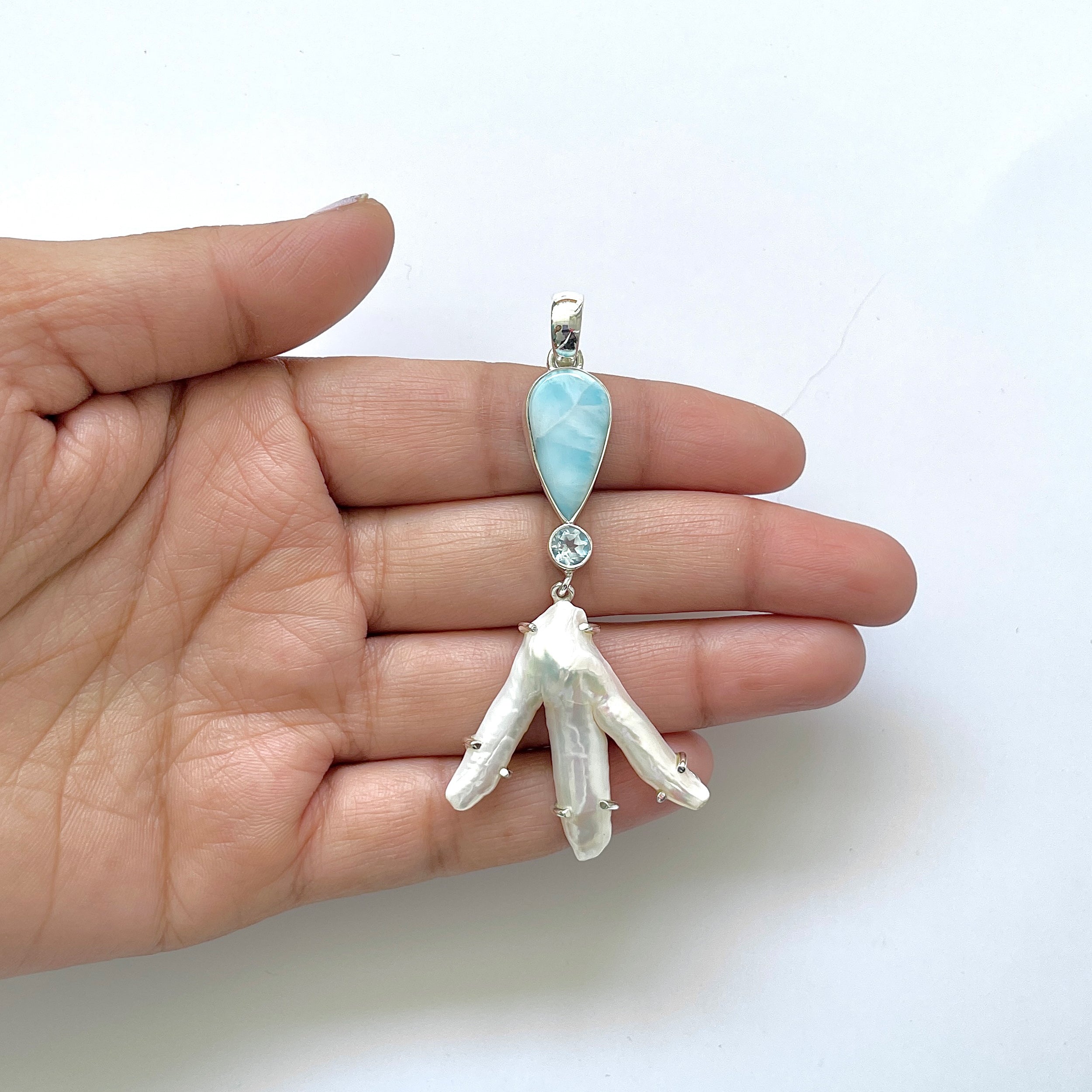 Larimar Pendant-(LAR-1-32)