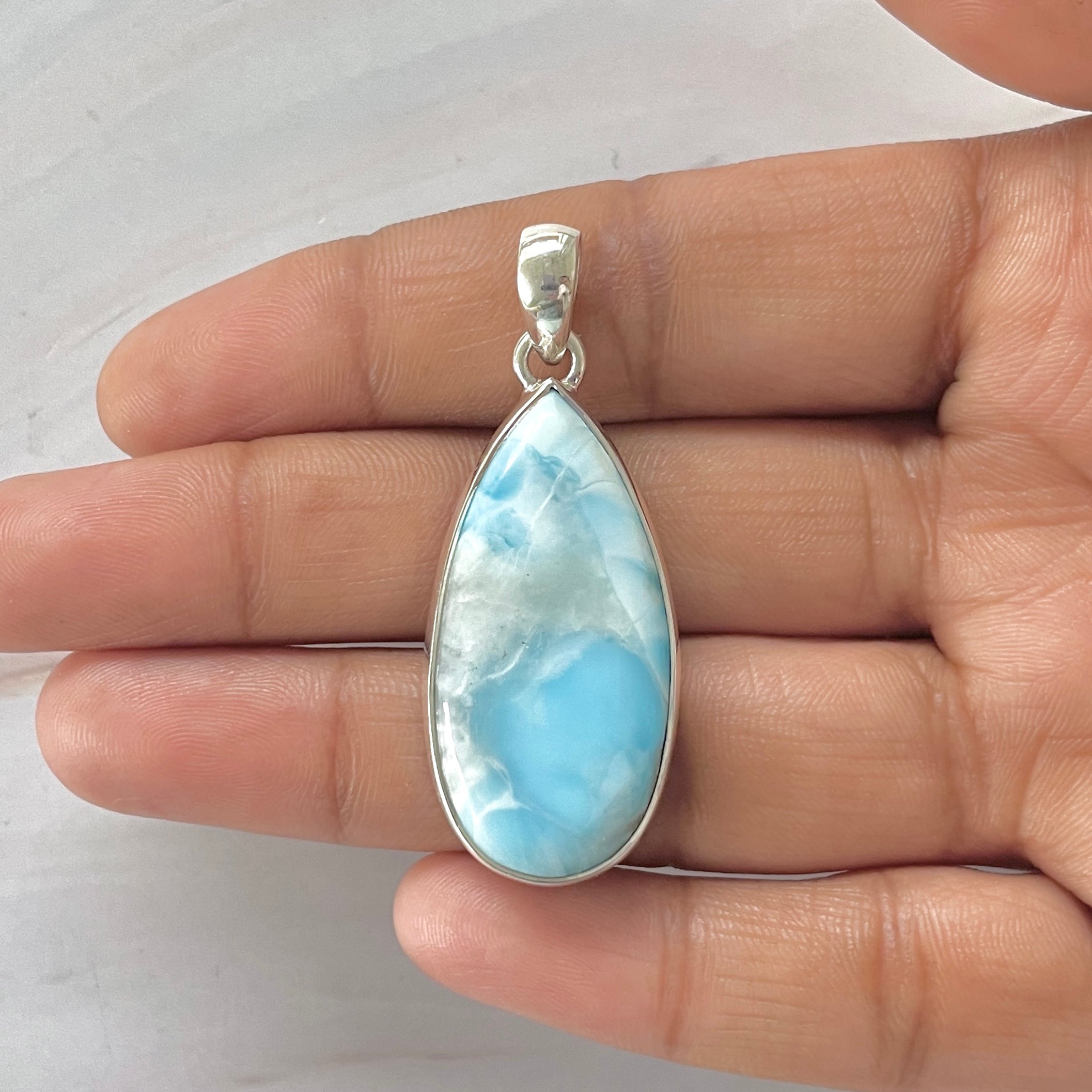 Larimar Pendant-(LAR-1-322)