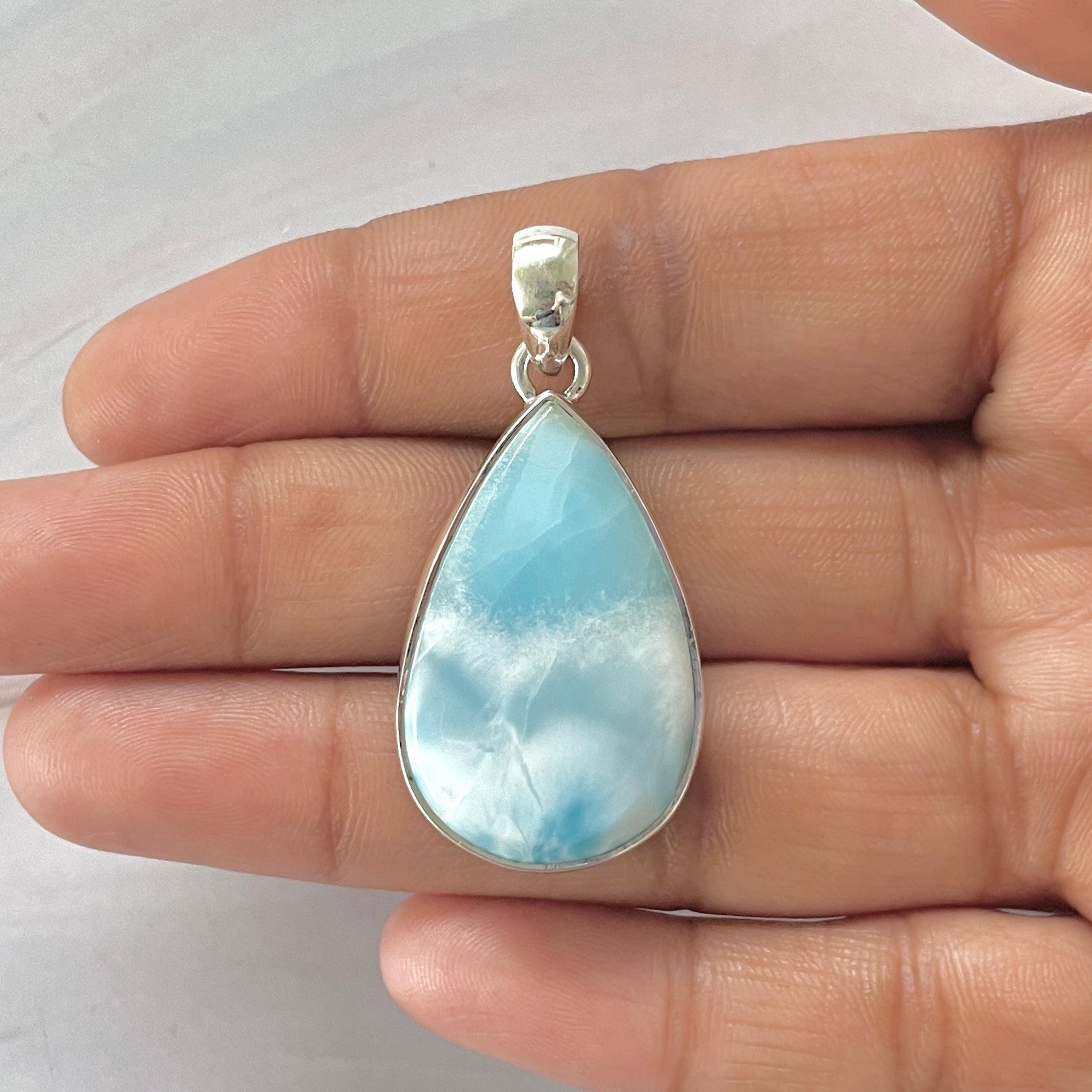 Larimar Pendant-(LAR-1-323)