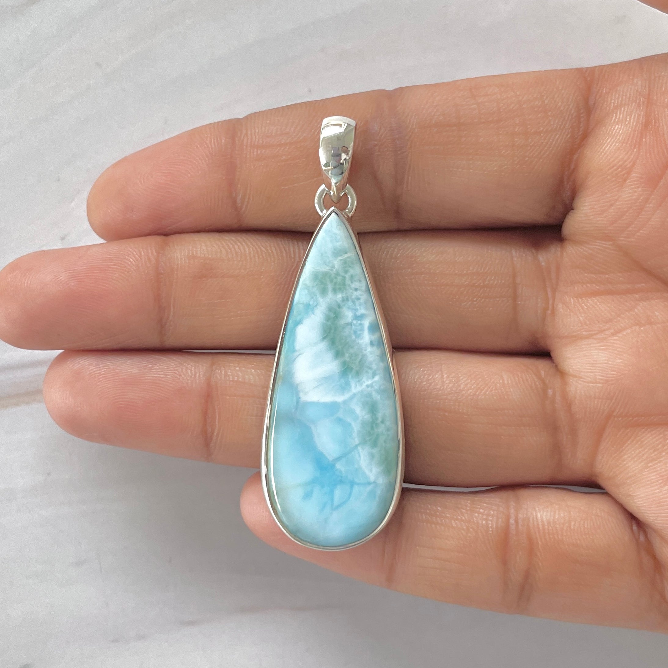 Larimar Pendant-(LAR-1-325)