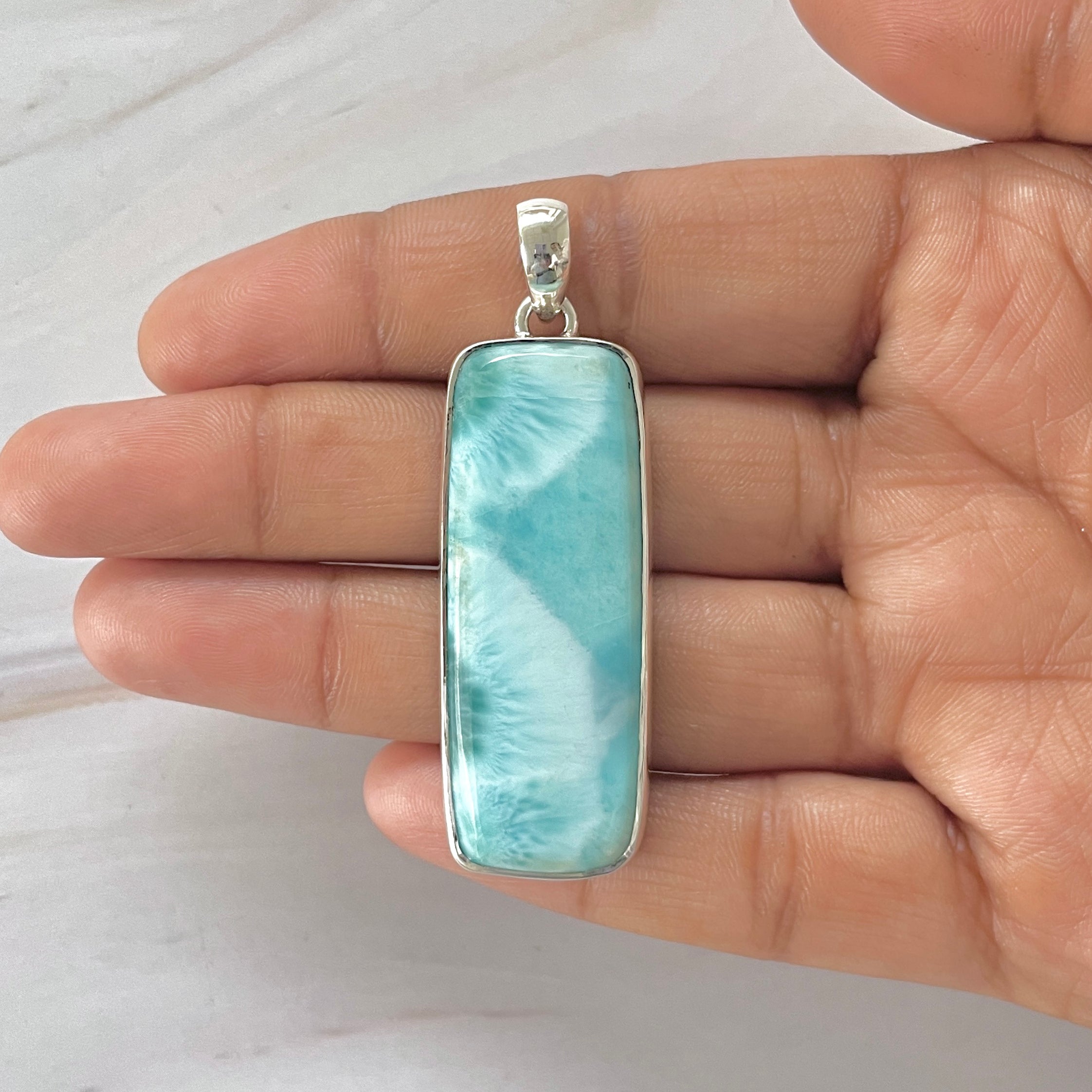 Larimar Pendant-(LAR-1-328)