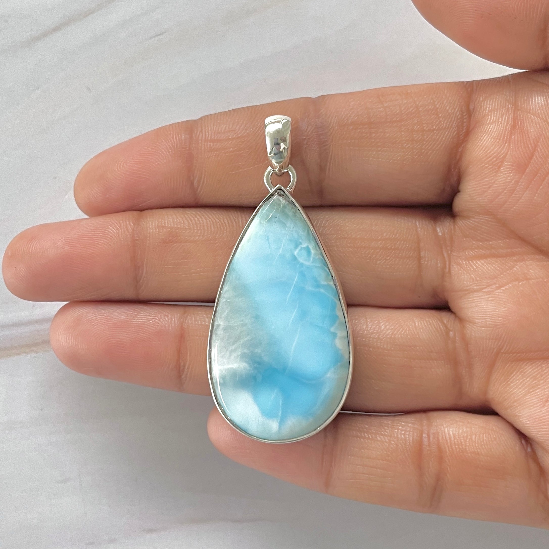 Larimar Pendant-(LAR-1-329)